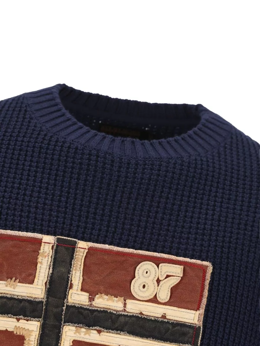 Napapijri Ribbed Crew Neck Jumper