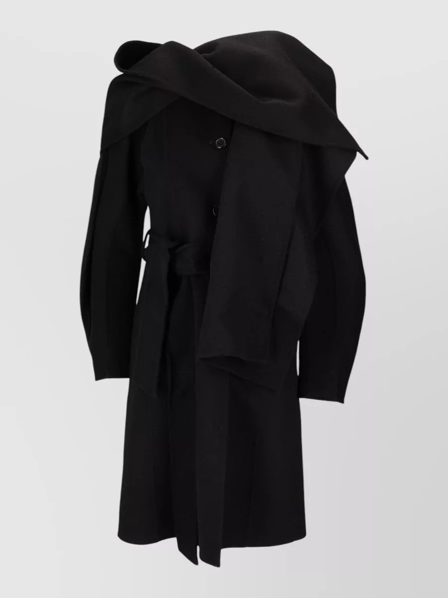 Parosh Wool Poncho