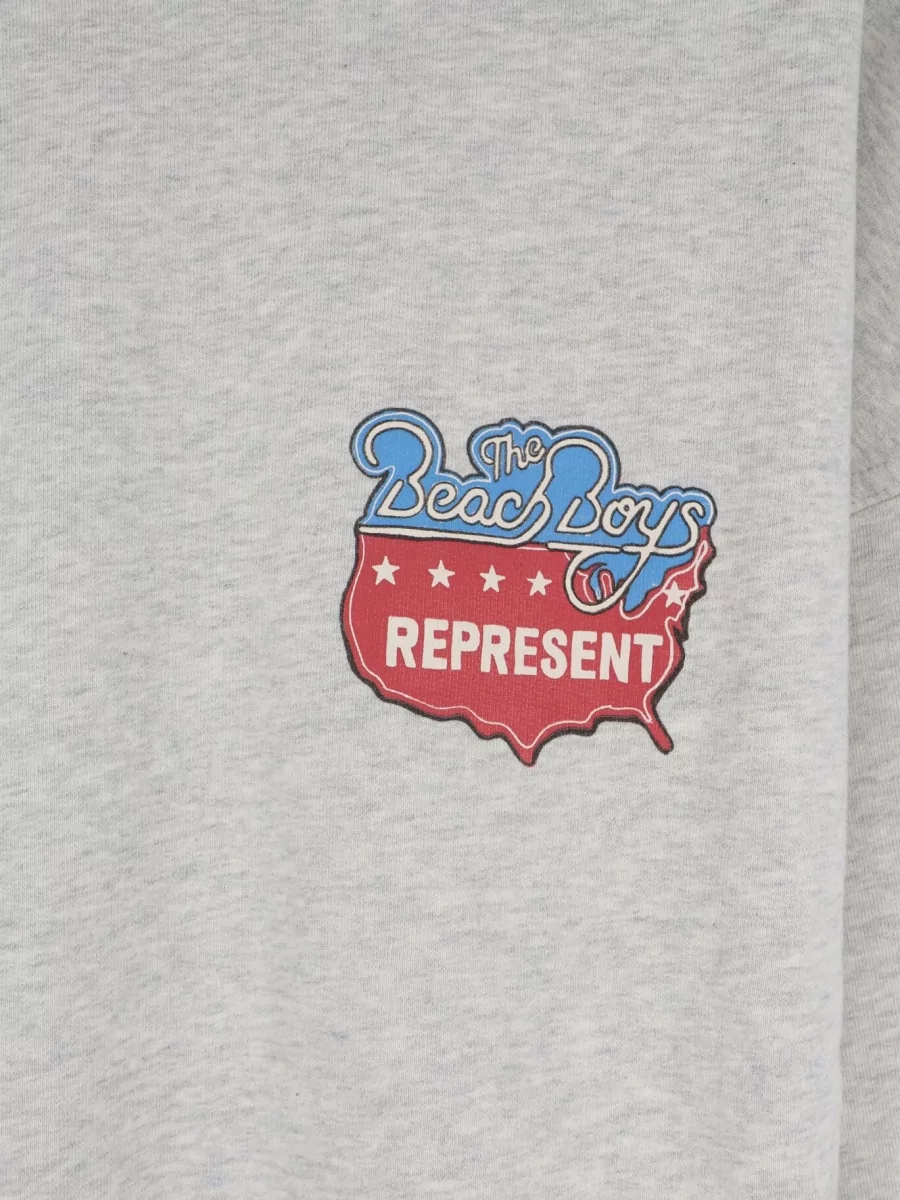 Represent Cotton Relaxed-Fit Long-Sleeve Sweatshirt