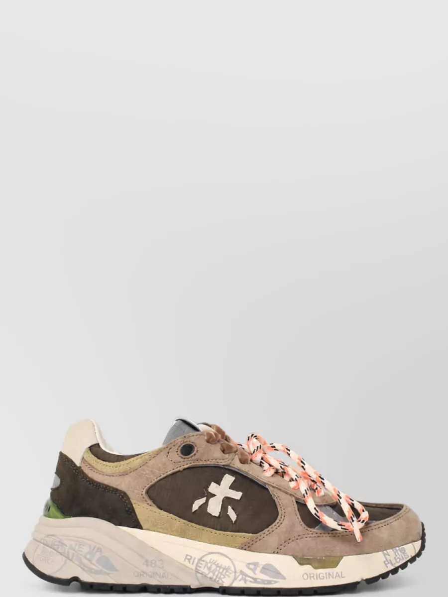 Premiata Leather Low-Top Sneakers