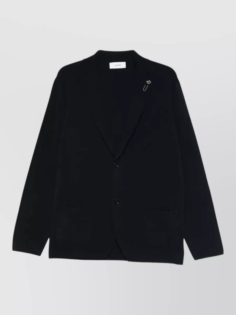 Lardini cotton knitted blazer