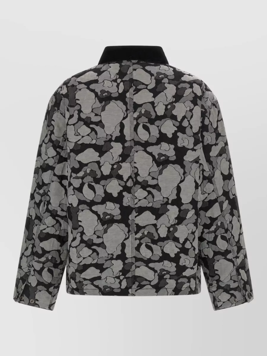 Carhartt Wip Floral Jacquard Quilted Oversized Coat