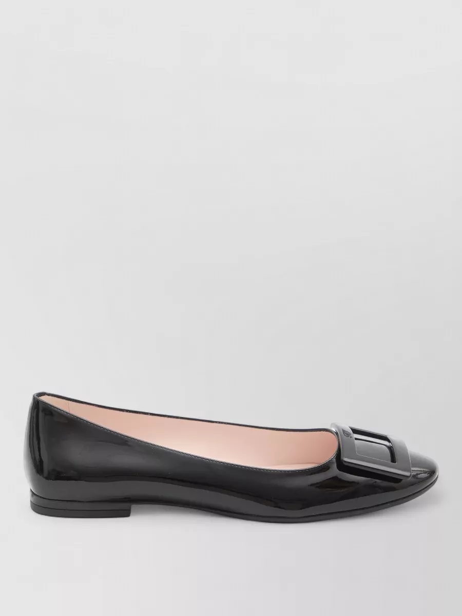 Roger Vivier Gommettine Roundy Patent Leather Ballerinas Shoes
