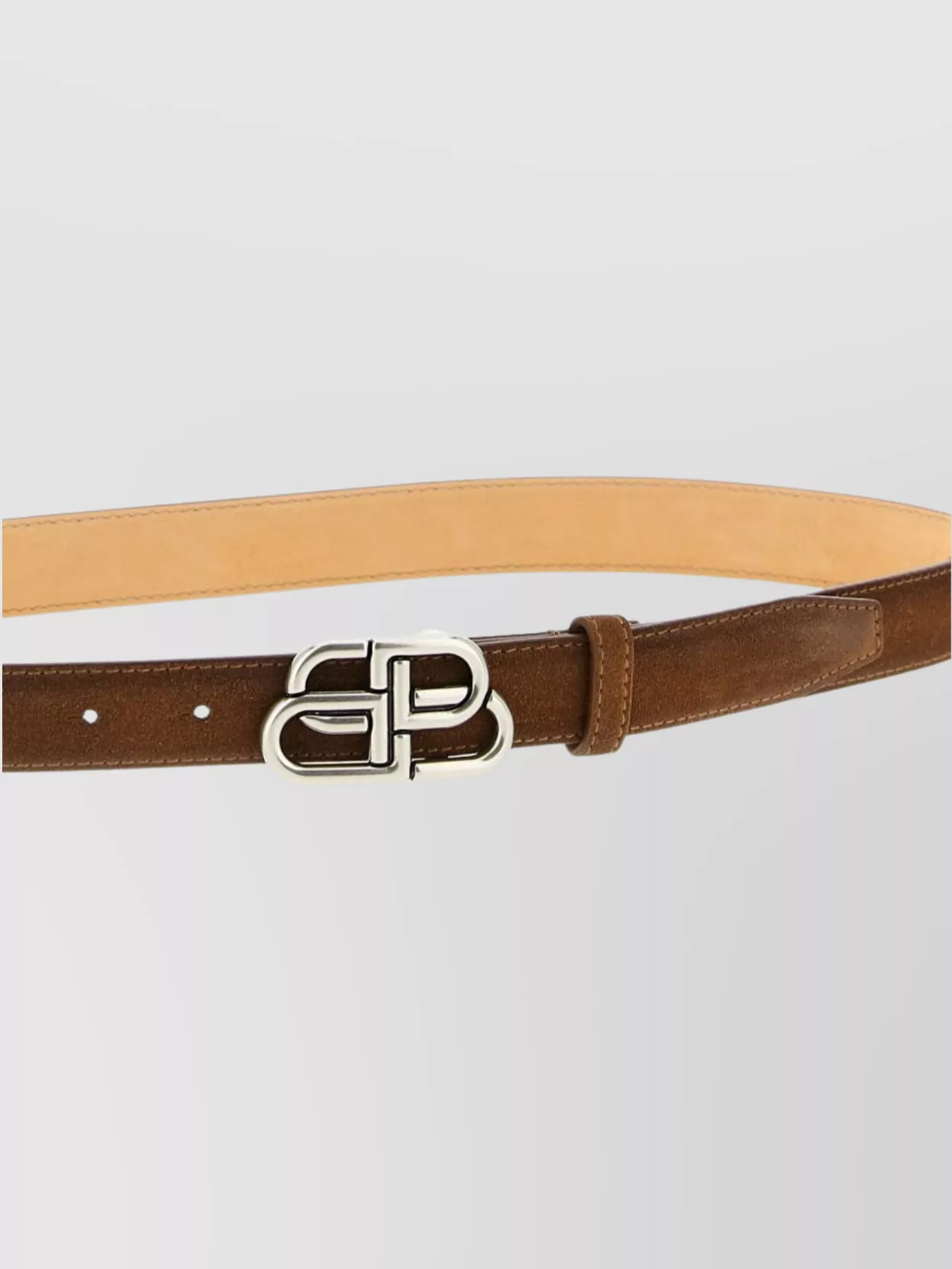 Balenciaga Slim Adjustable Belt Metal Buckle