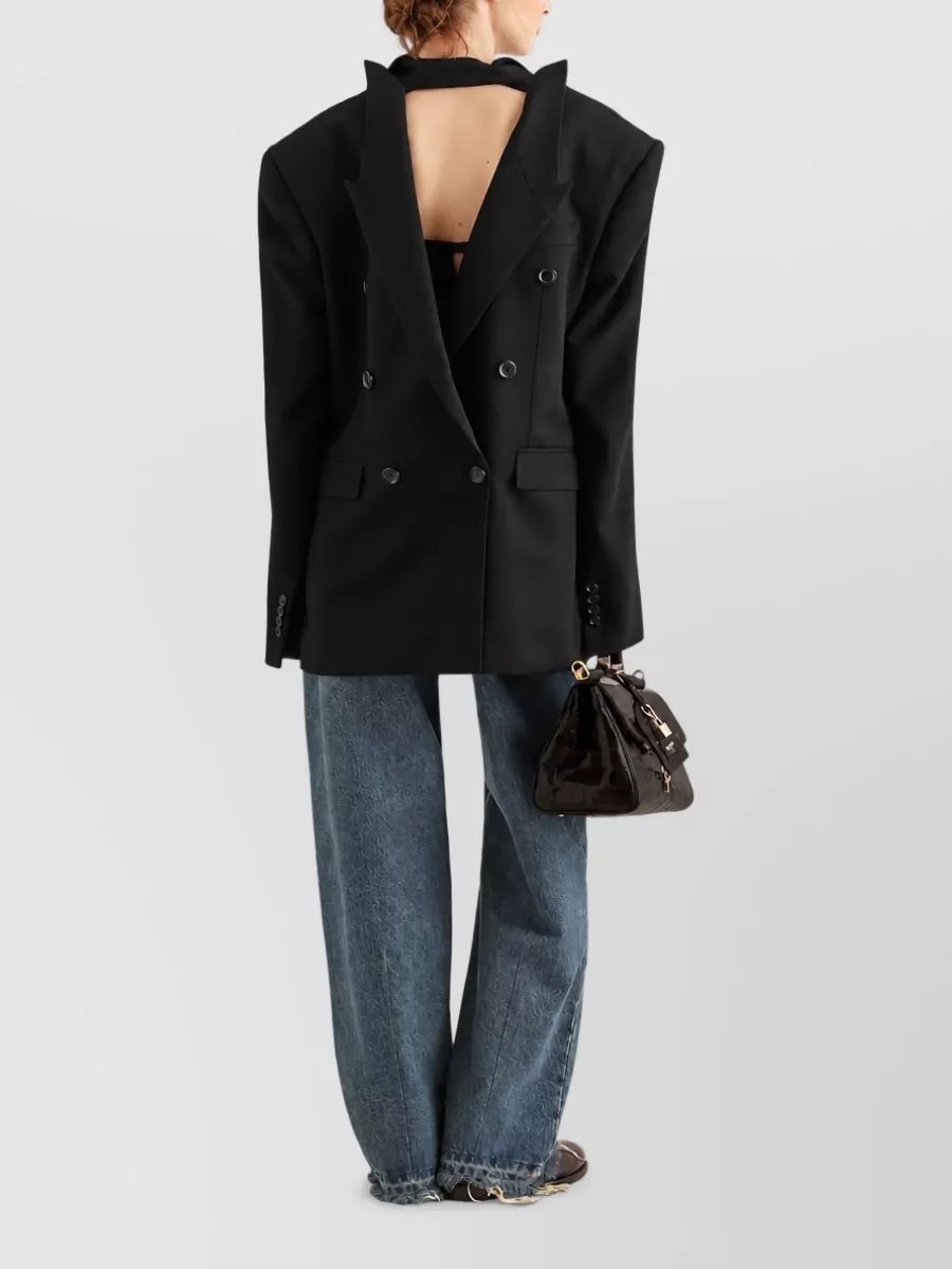 Dolce&Gabbana Wool Double-Breasted Suit Jacket
