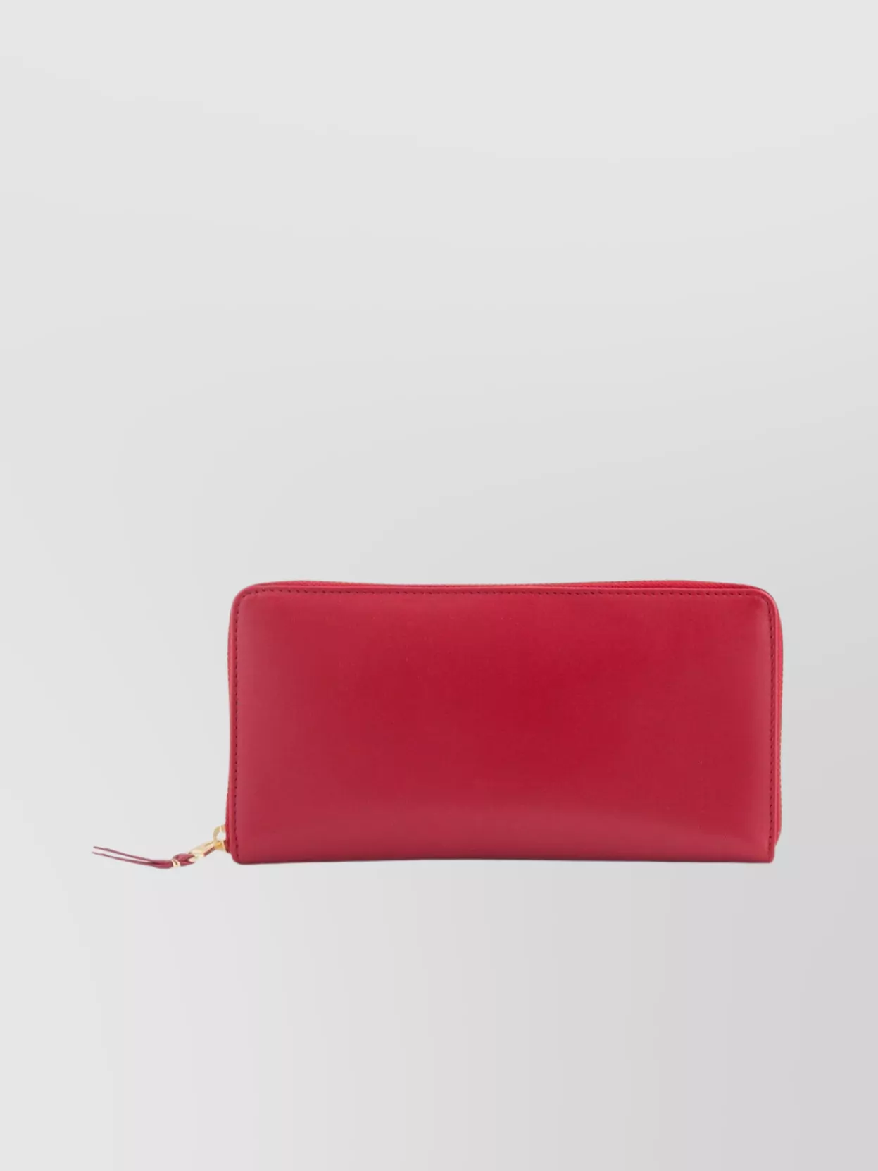 Comme Des Garçons Long Wallet With Compact Design And Gold Hardware