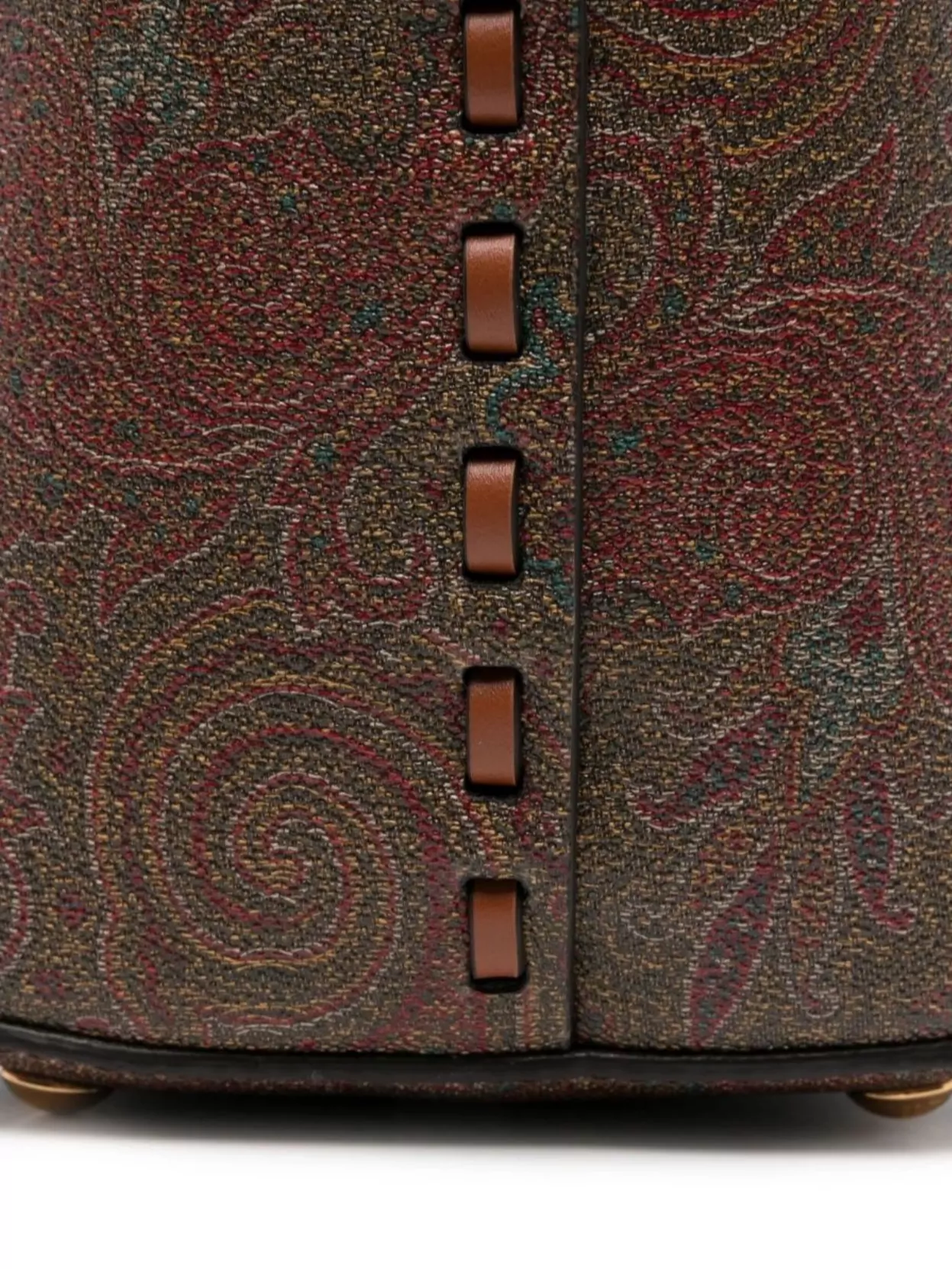 Etro Open-Top Tote Bags Side Lacing Detail
