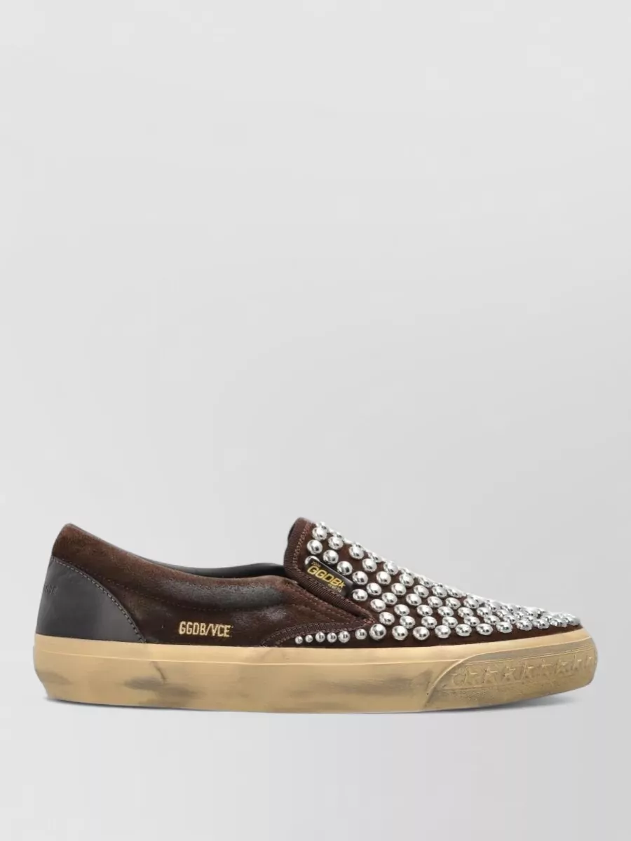 Golden Goose Studded Leather Loafers