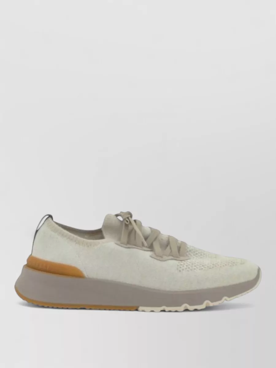 Brunello Cucinelli Cotton Low-Top Sneakers