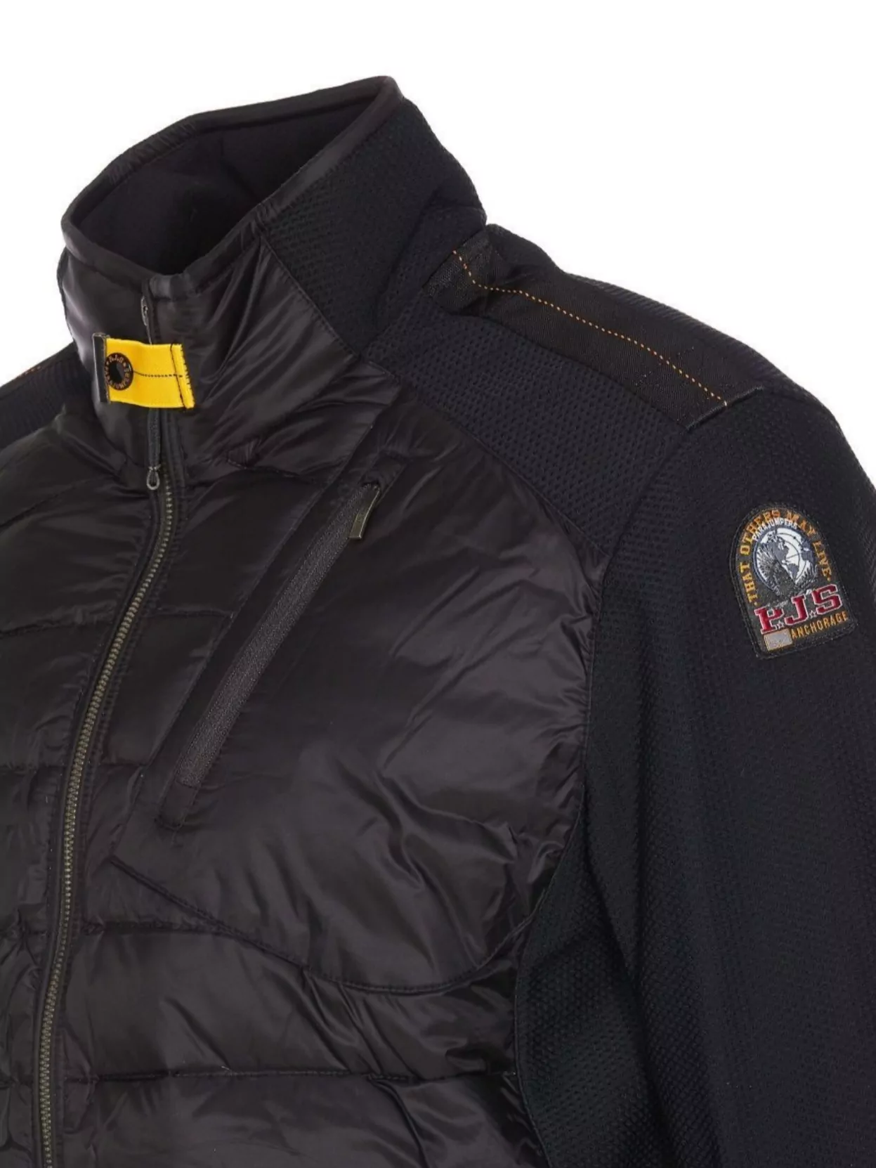 Parajumpers Jayden Down Jacket With High Collar And Pockets In Blue