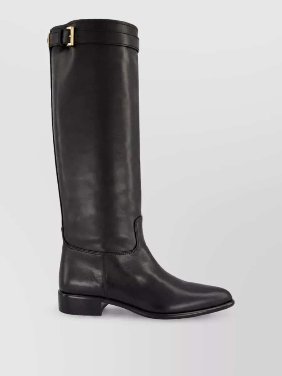 Prada Leather Ankle Boots