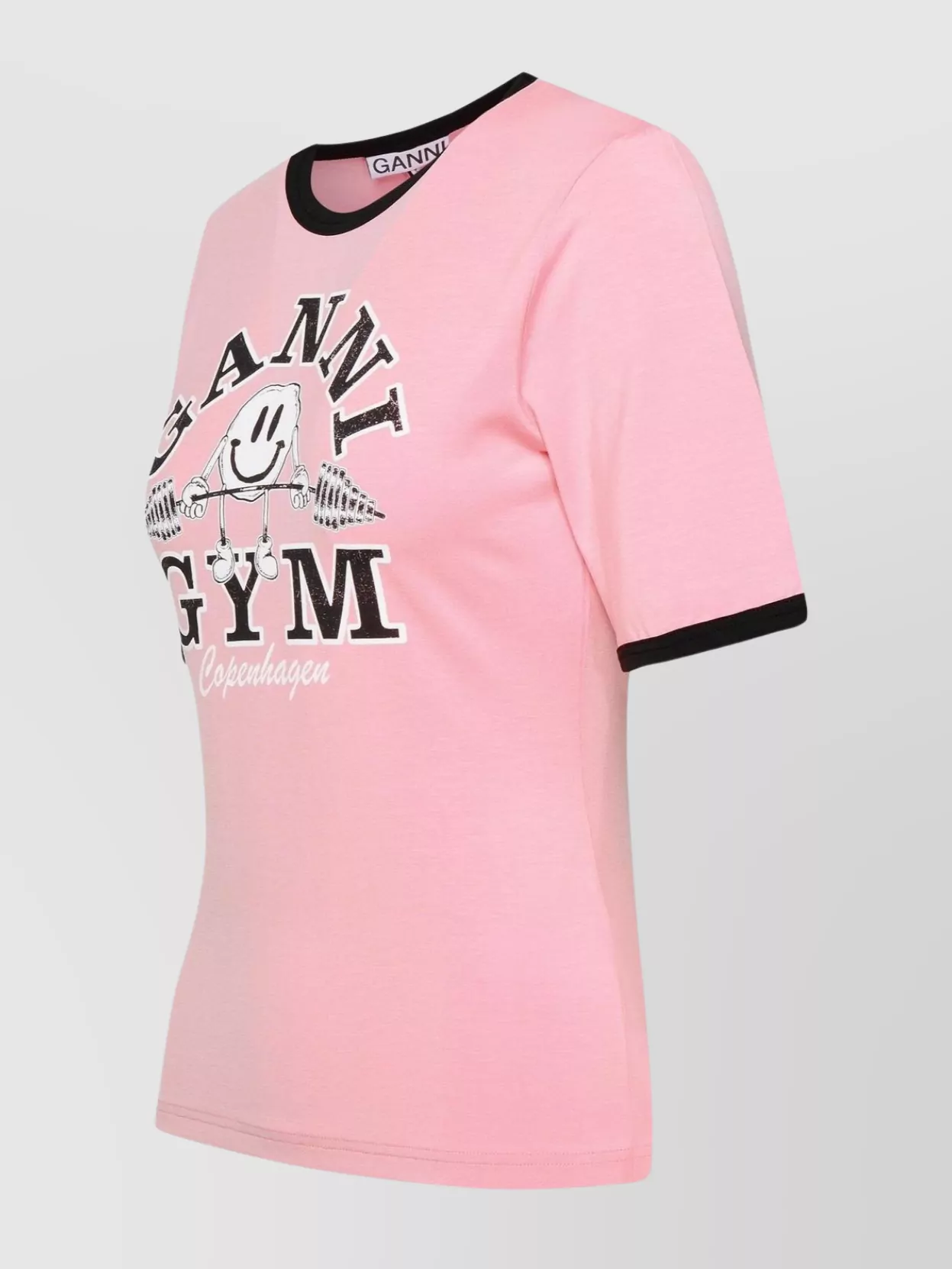 Ganni 'Gym' Lyocell Blend T-Shirt