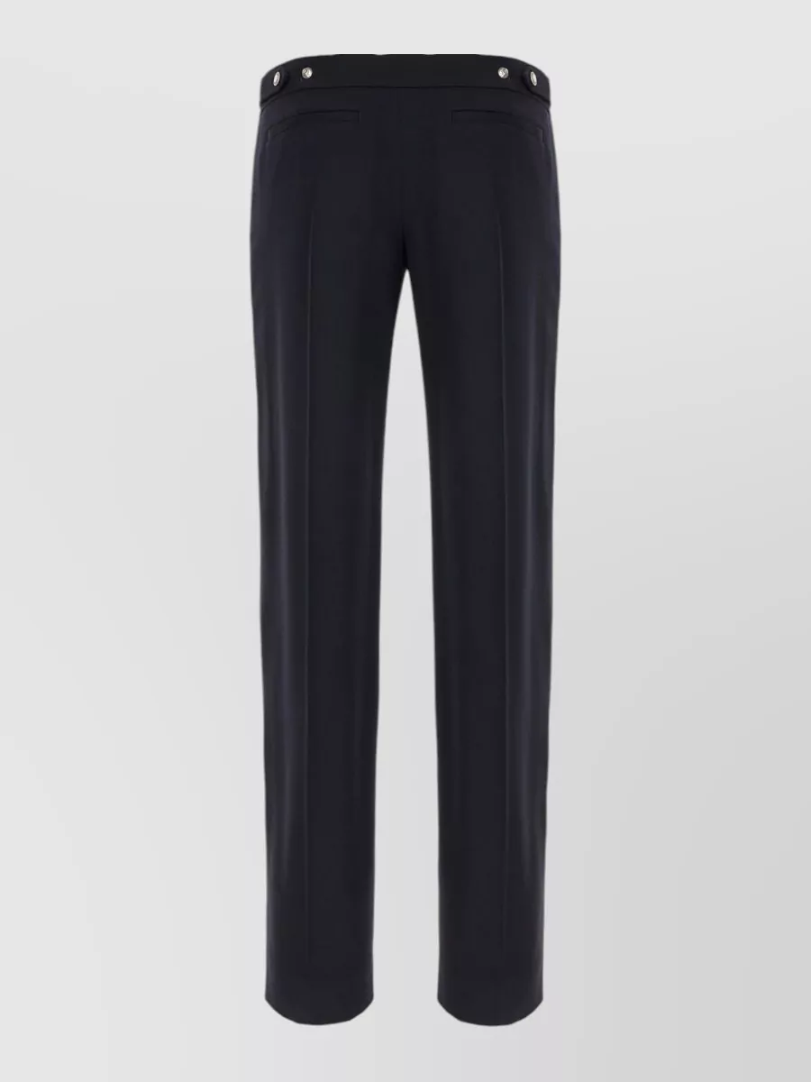 Alexander McQueen wool straight-leg trousers