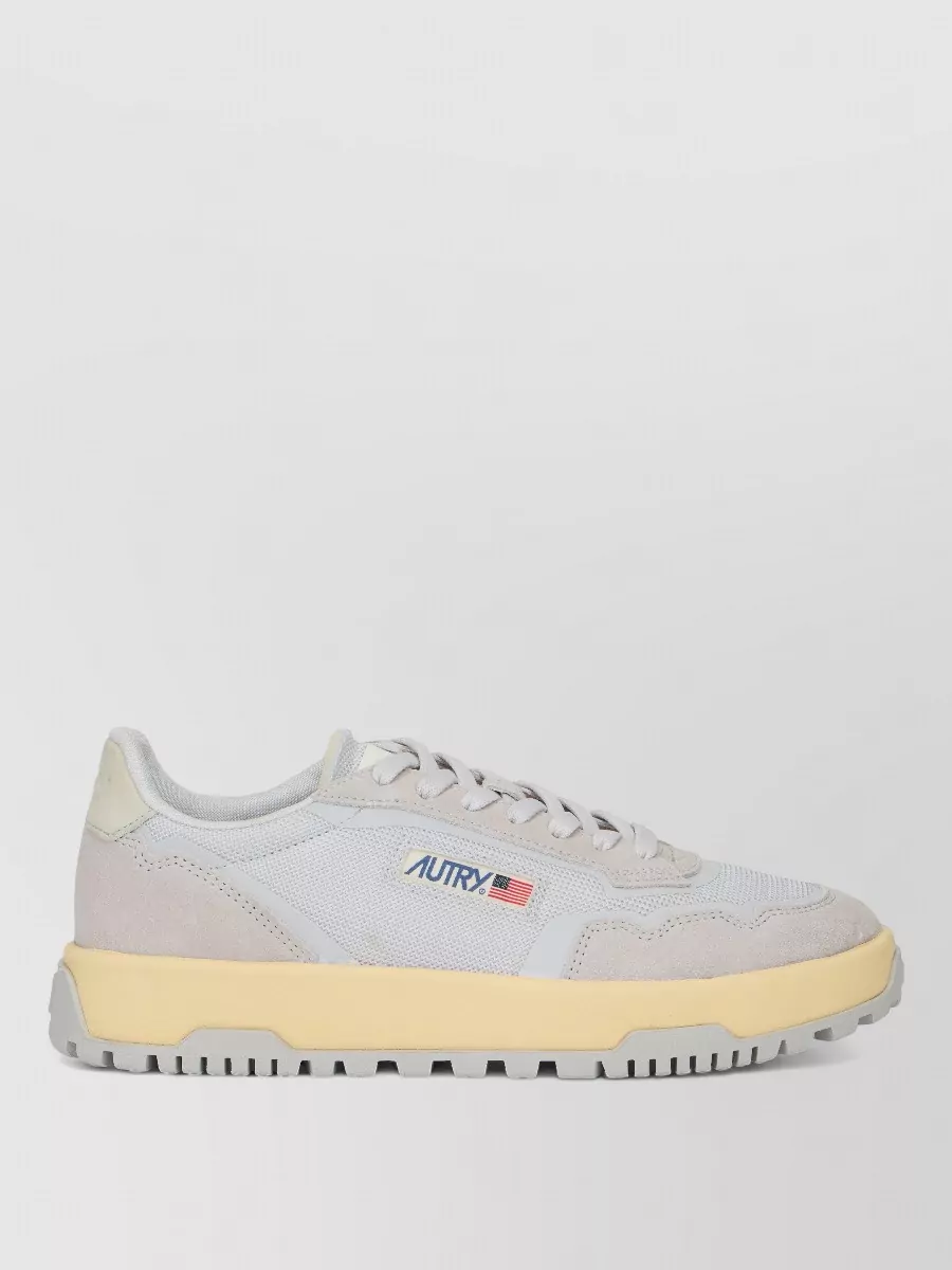 Autry leather lace-up sneakers