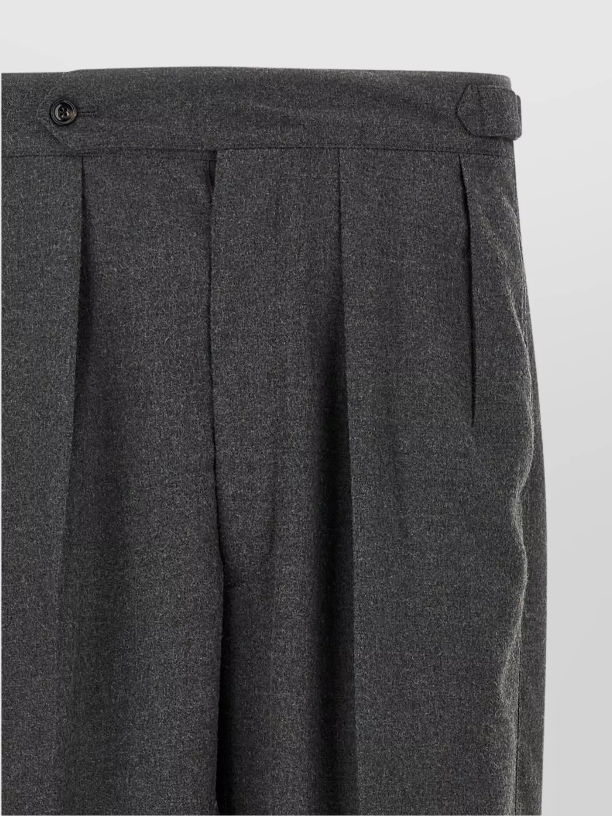 Cellar Door Trousers With Pleats And Side Pockets