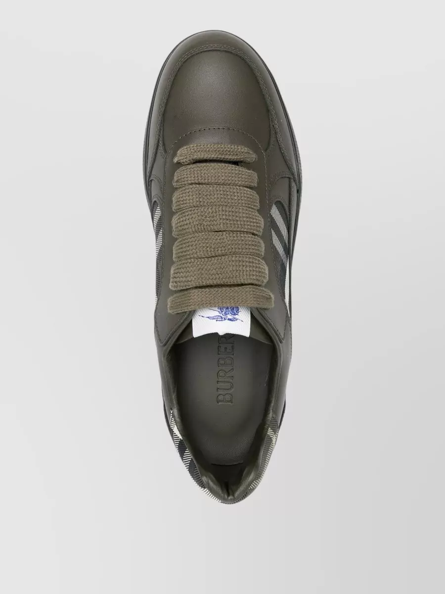 Burberry Leather Low-Top Sneakers