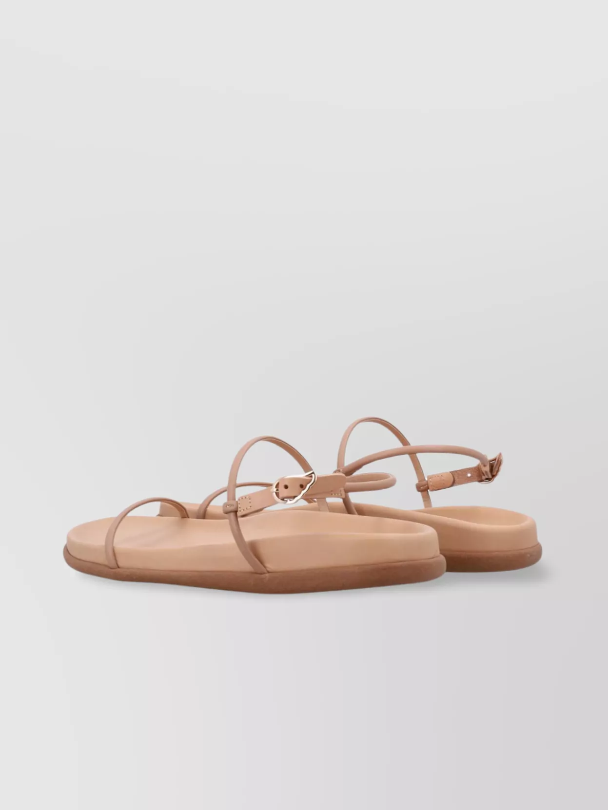 Ancient Greek Sandals Rubber Sole Open Design Thin Straps