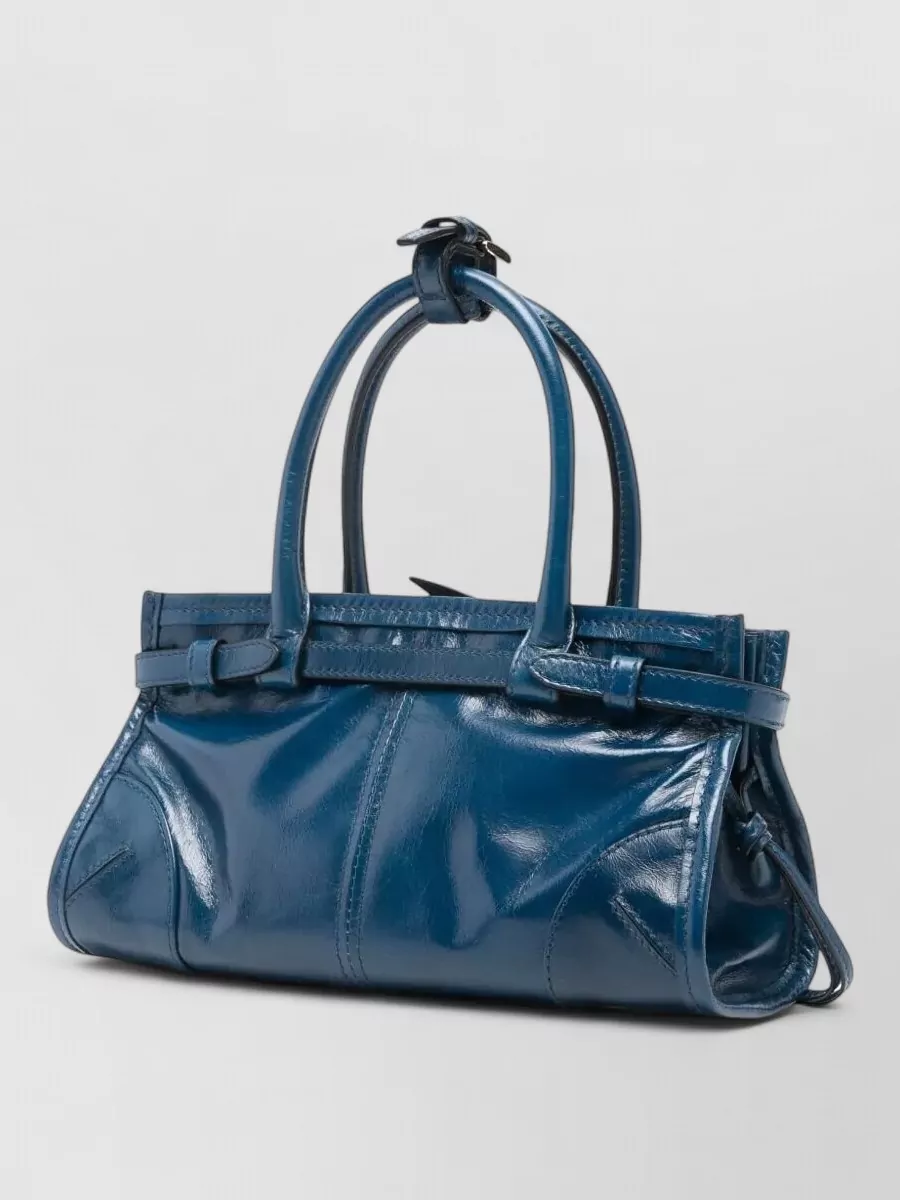 Prada Bonnie Leather Mini Tote Bag Top Handle