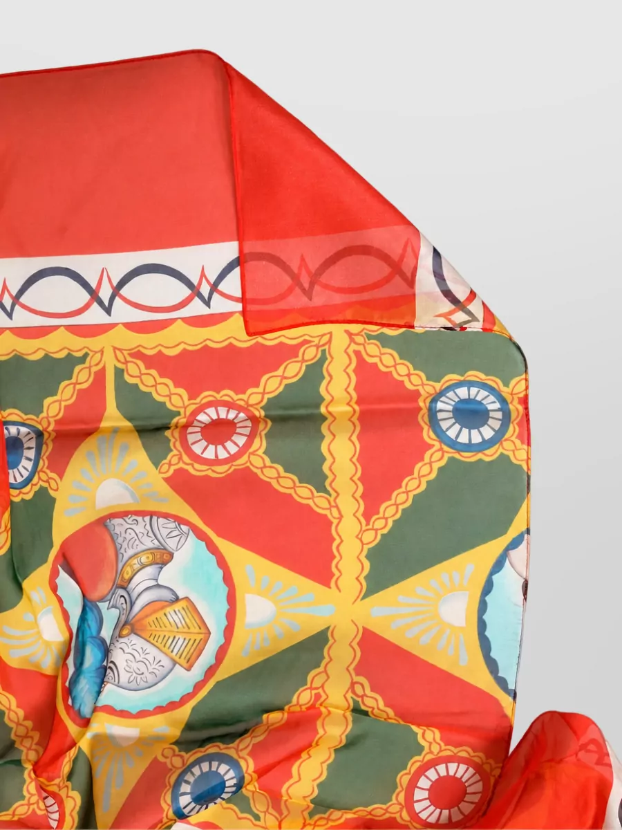 Dolce&Gabbana Silk Printed Scarf