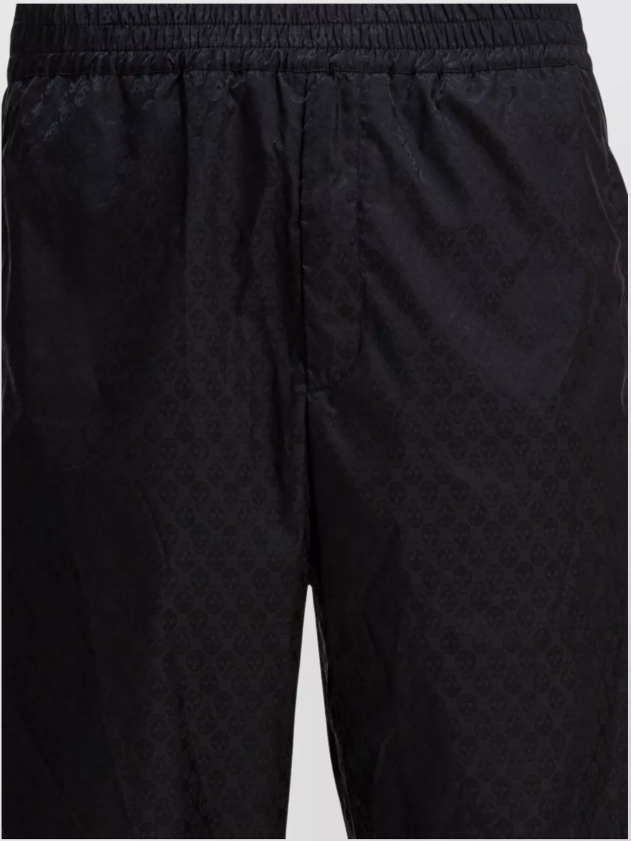 Alexander Mcqueen Patterned Trousers With Elastic Cuffs And Waistband