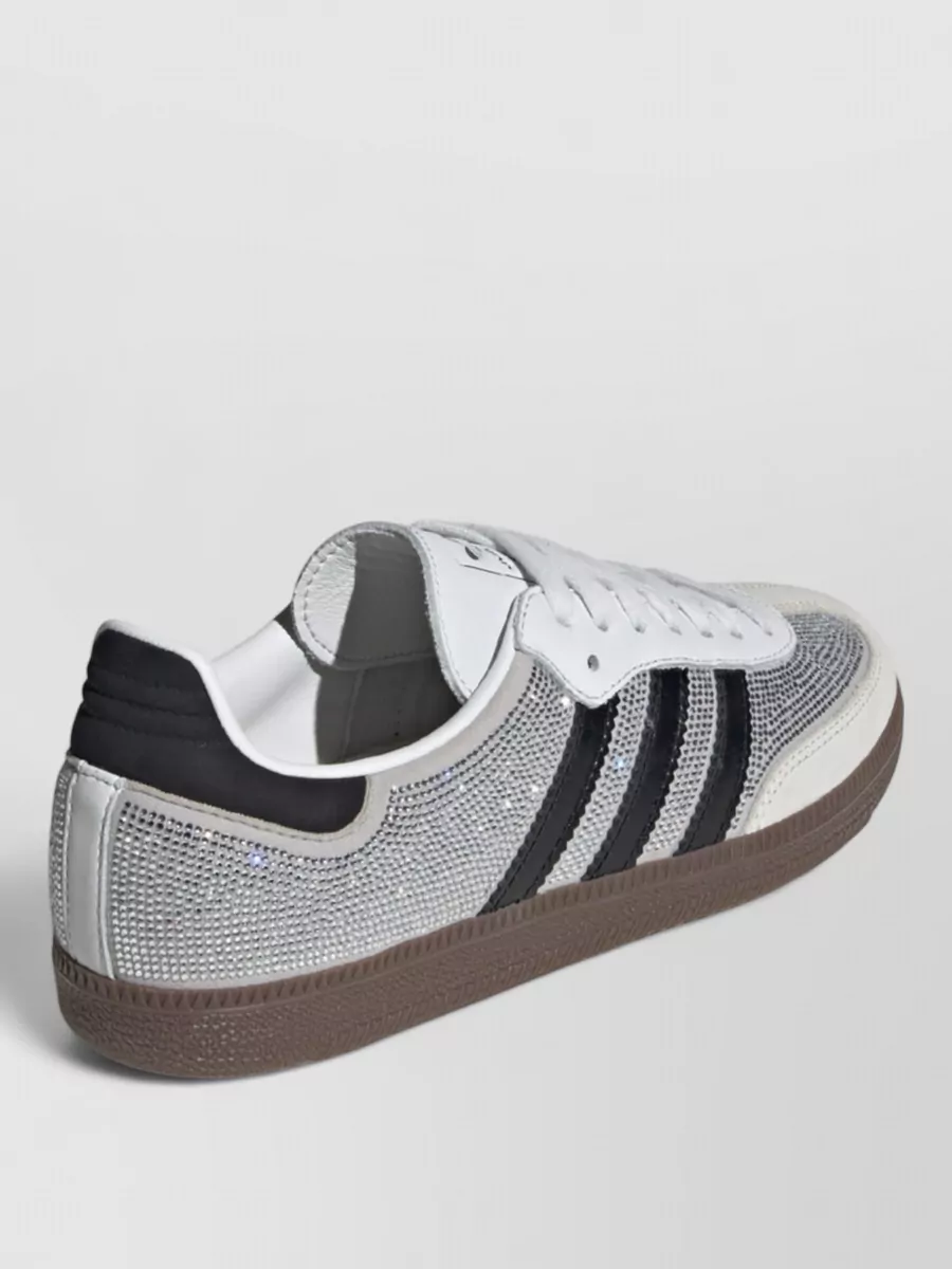 Adidas Rhinestone Lace-Up Sneakers