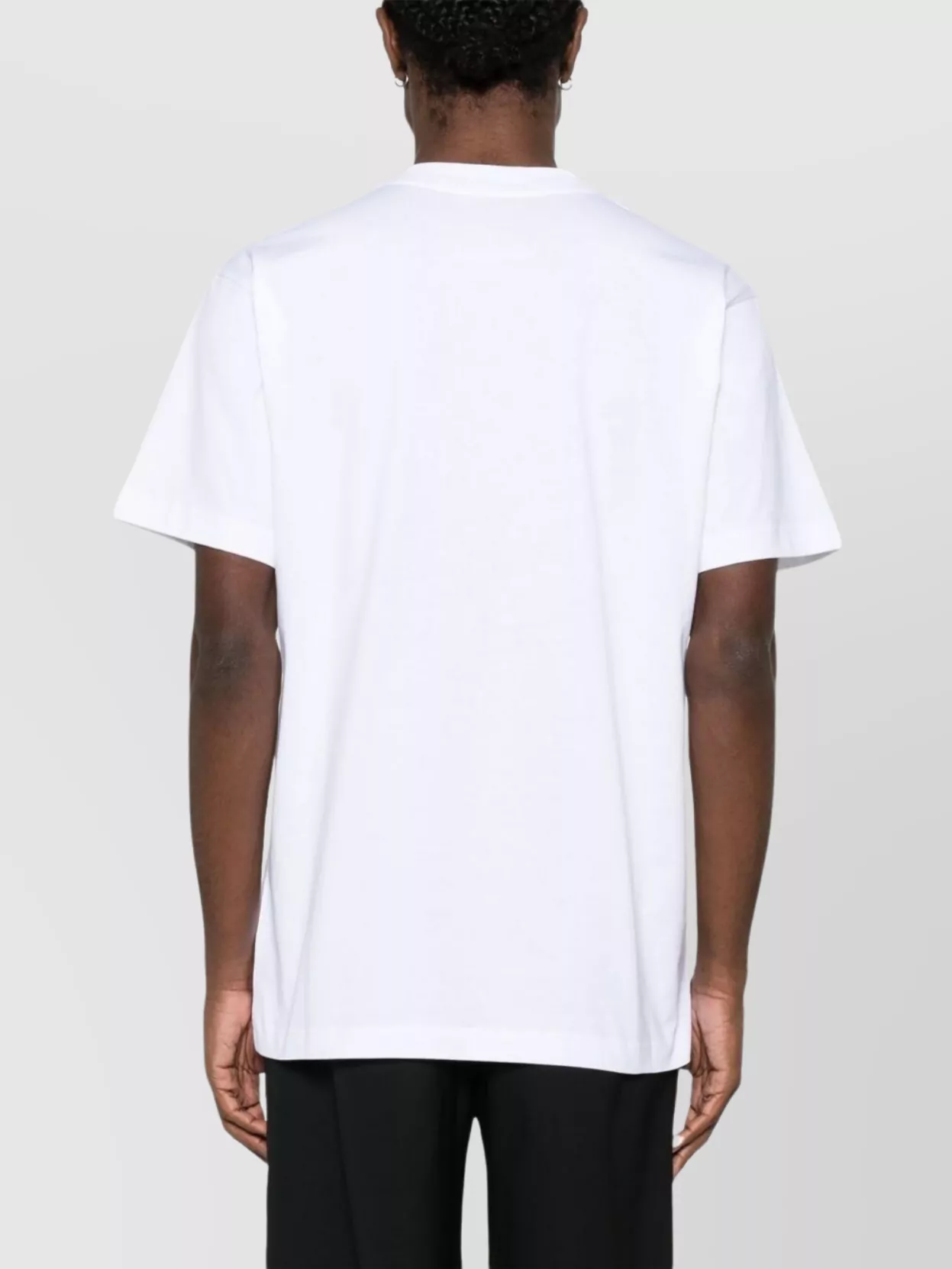 Moschino Crew Neck Drop Shoulder Graphic Print
