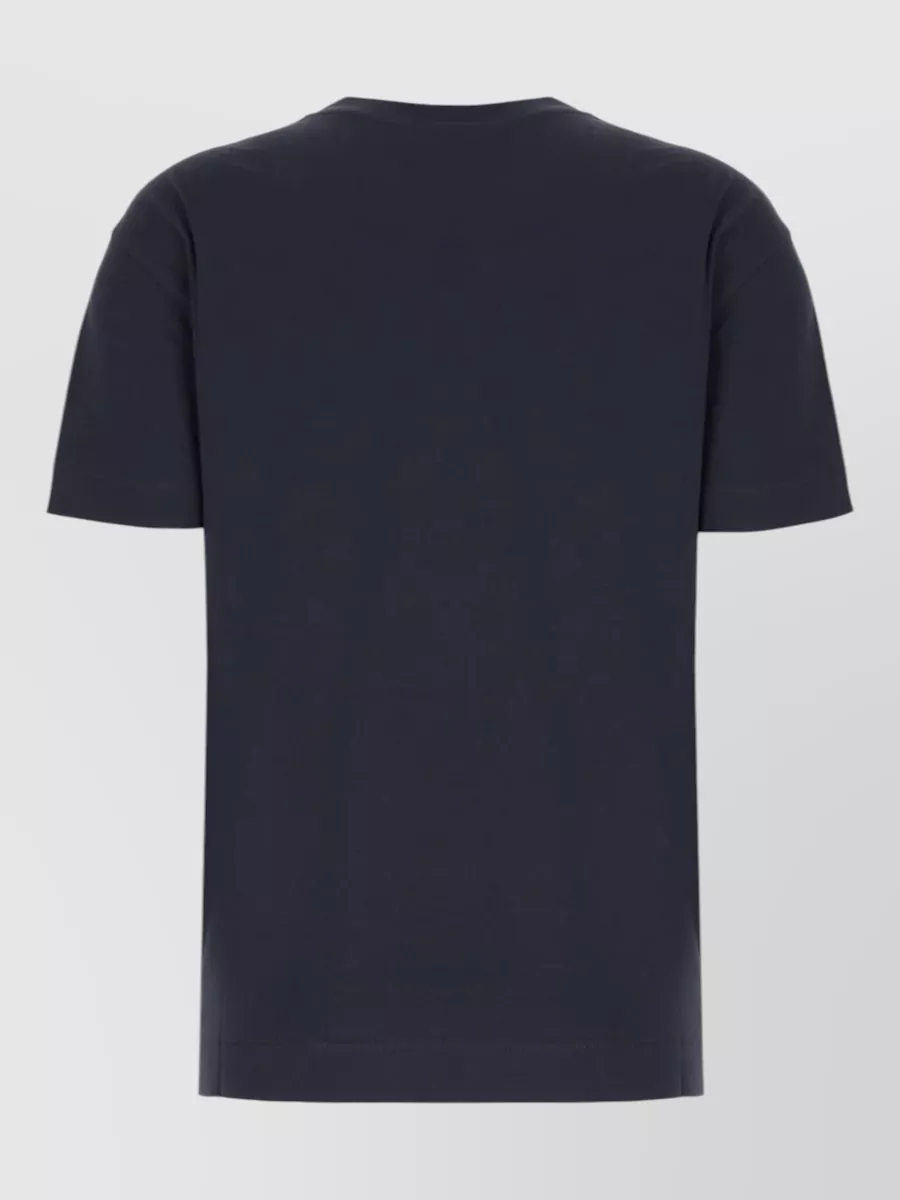 Brunello Cucinelli Short Sleeve Crew Neck Beaded Pocket T-Shirt