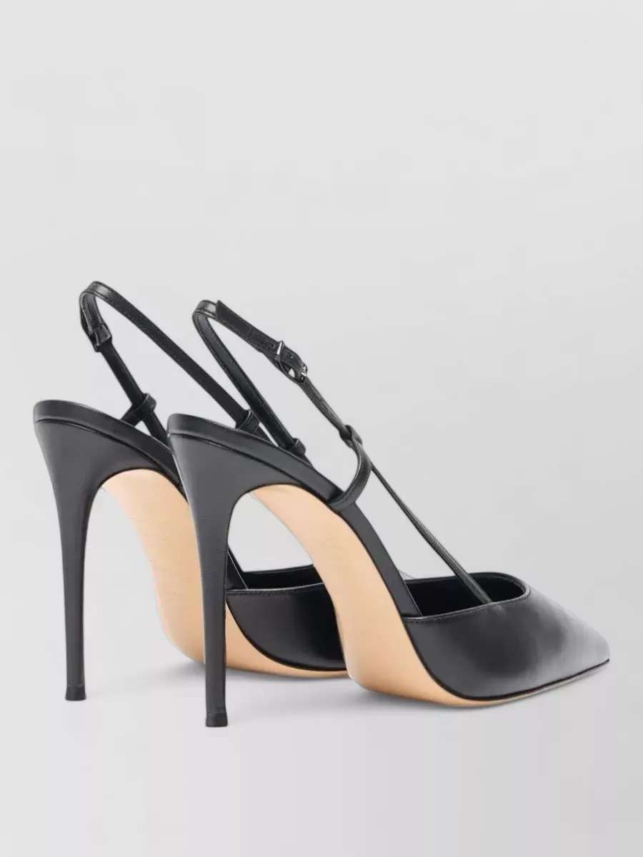 Casadei Julia Jolly Minorca Leather Slingback Pumps