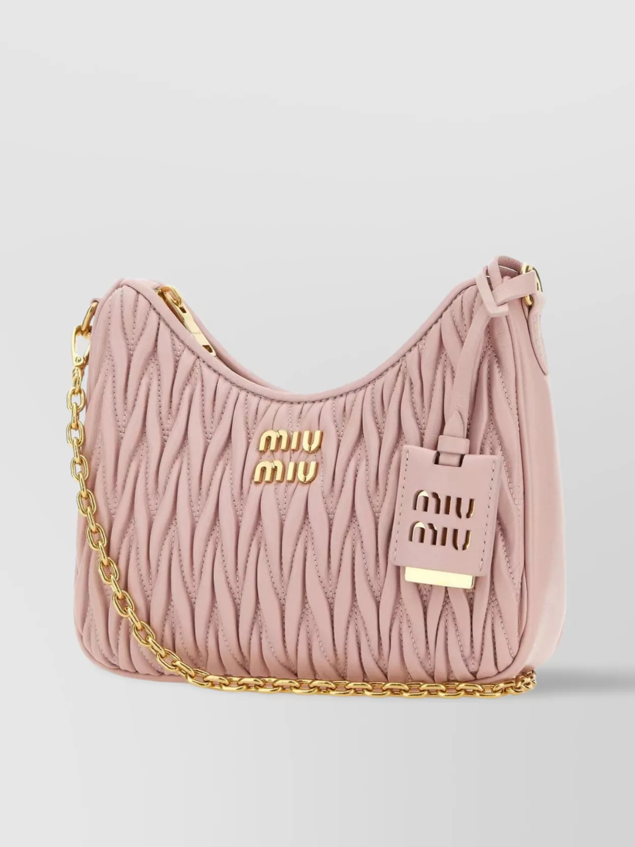 Miu Miu Leather Shoulder Bag Chain Strap