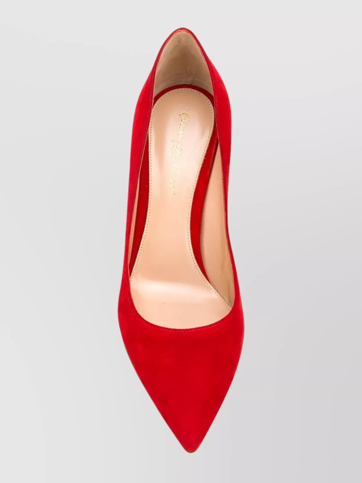 Gianvito Rossi Suede Pointed Toe Pumps 85