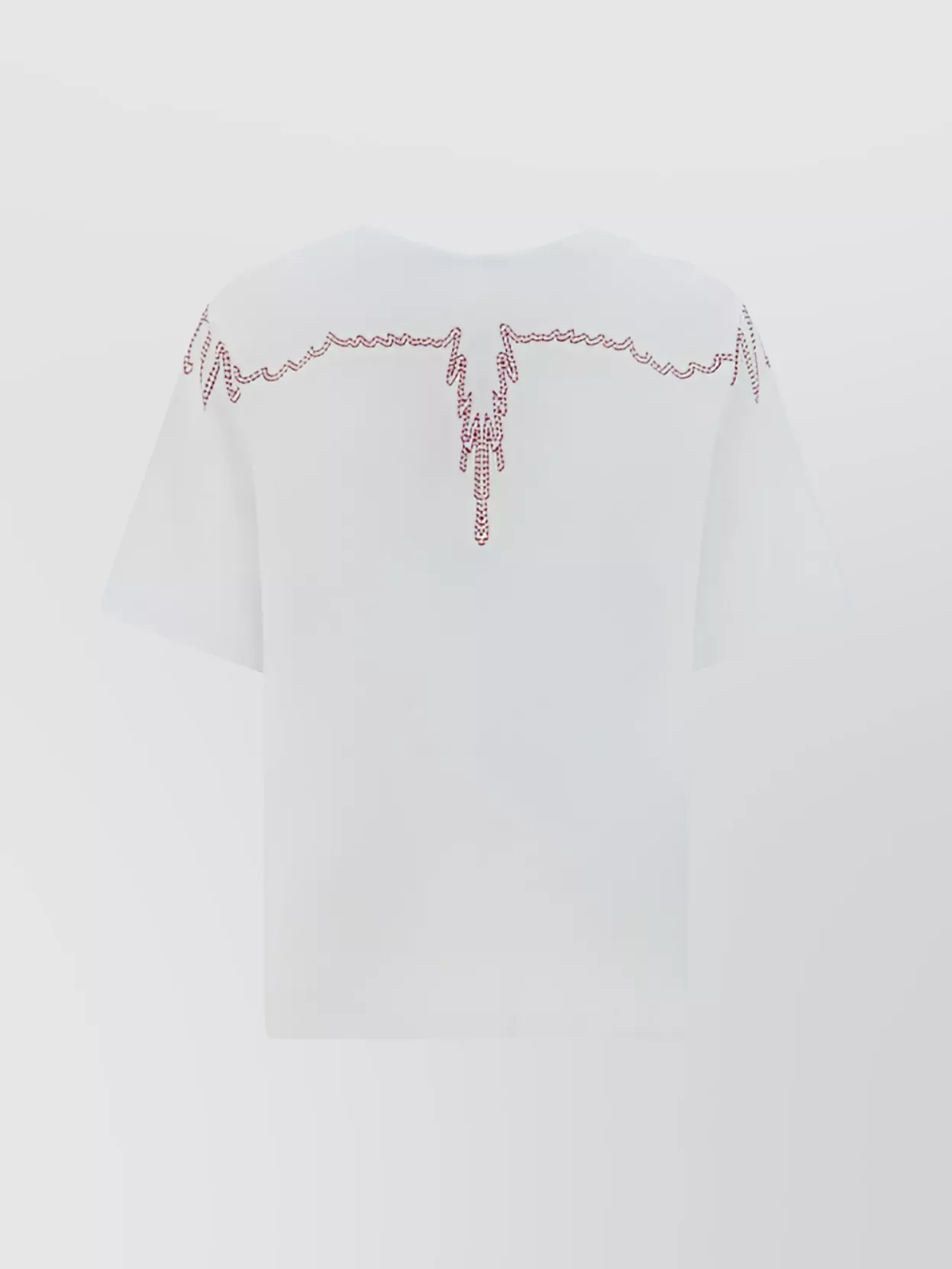 Shop Marcelo Burlon County Of Milan Embroidered Wings Graphic T-shirt