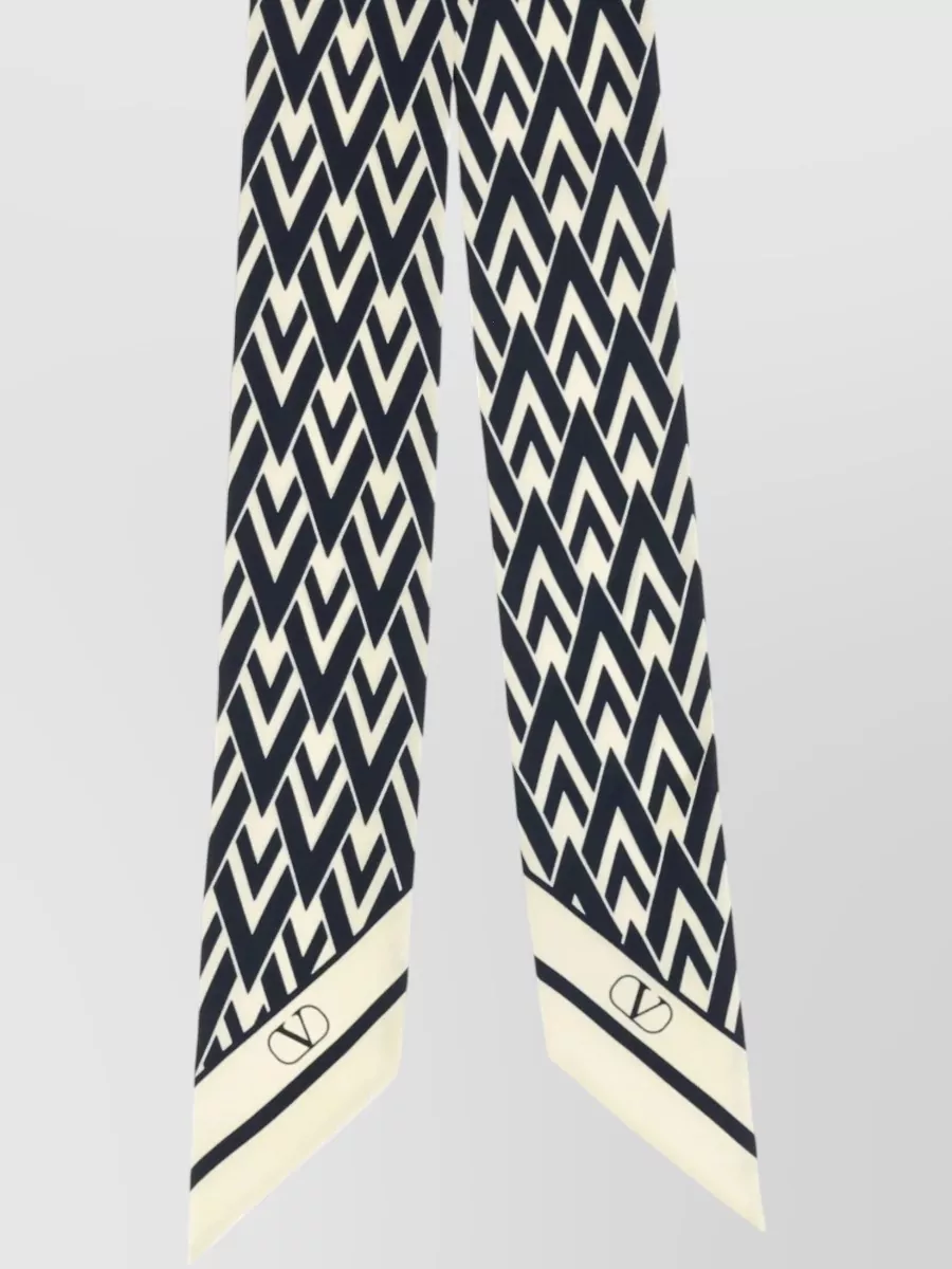 Valentino Silk Printed Bandeau Scarf