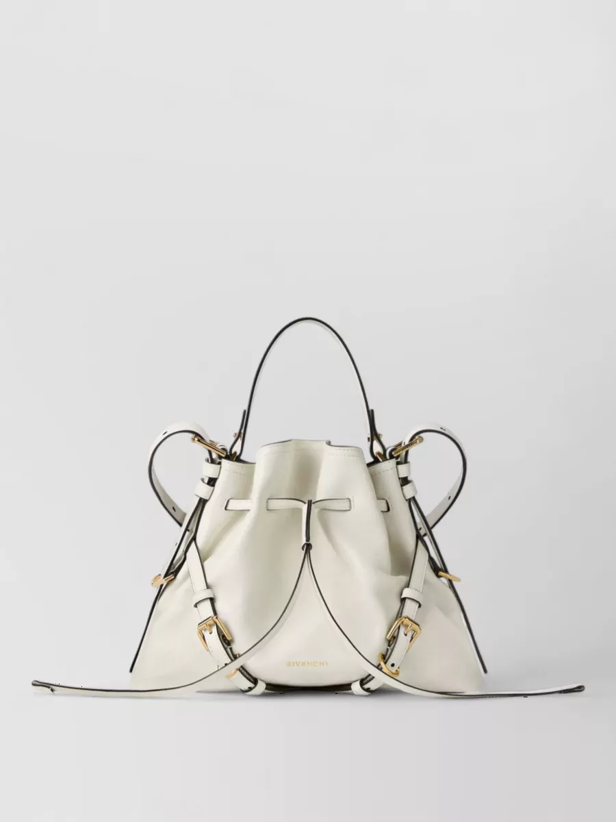 Givenchy voyou small leather bucket bag