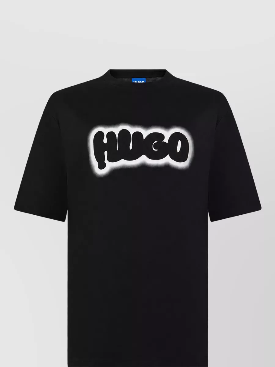 Boss cotton printed short-sleeve t-shirt