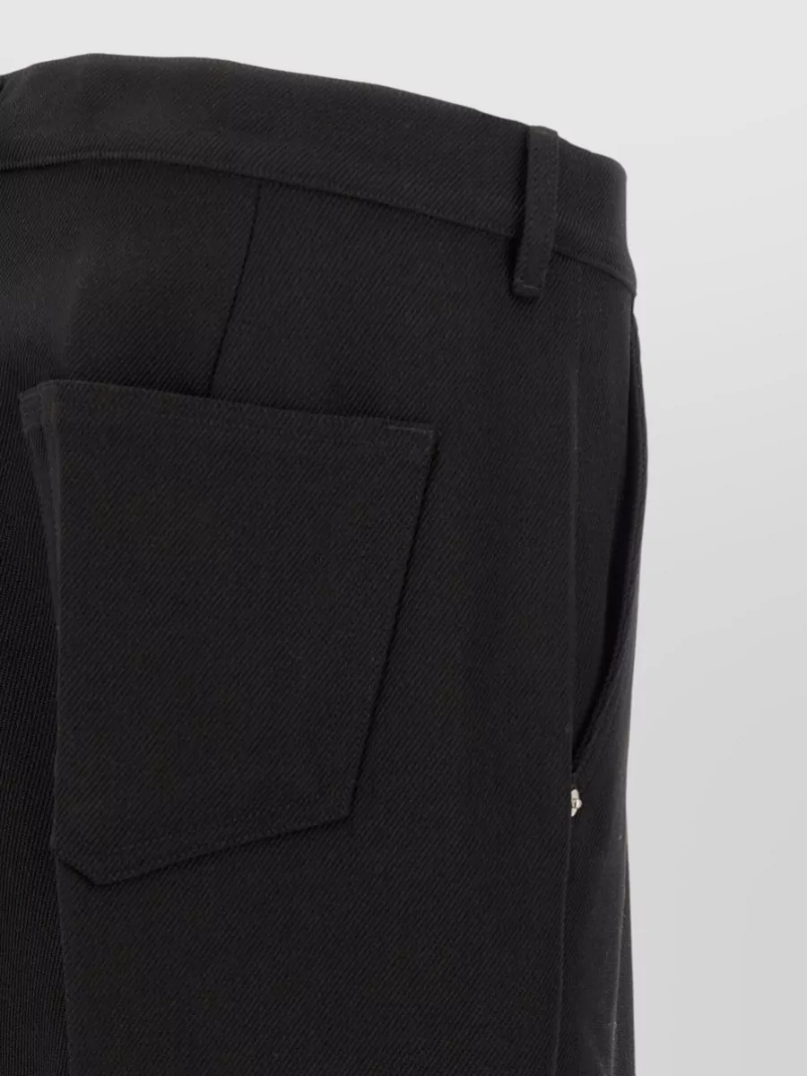 Rick Owens Cotton Straight-Leg Trousers