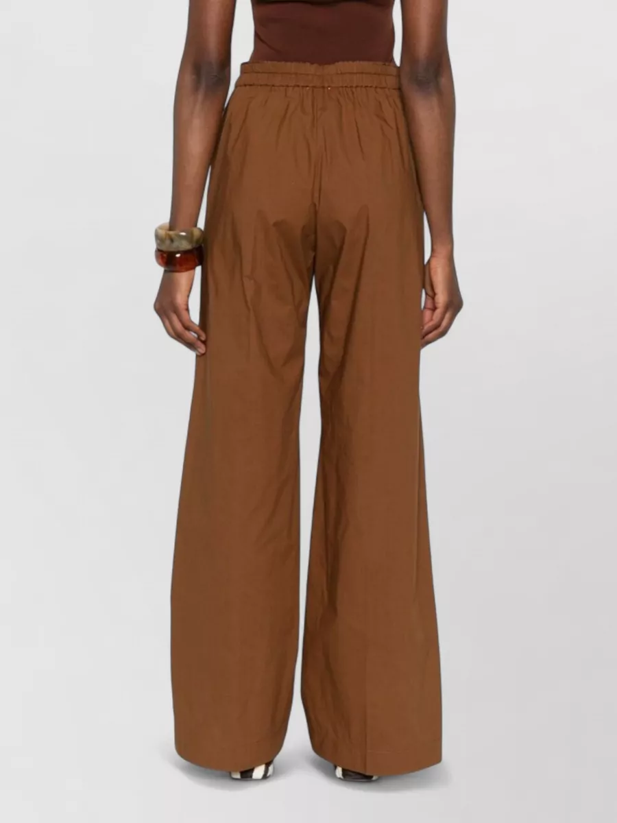 Forte Forte Cotton Wide-Leg Trousers