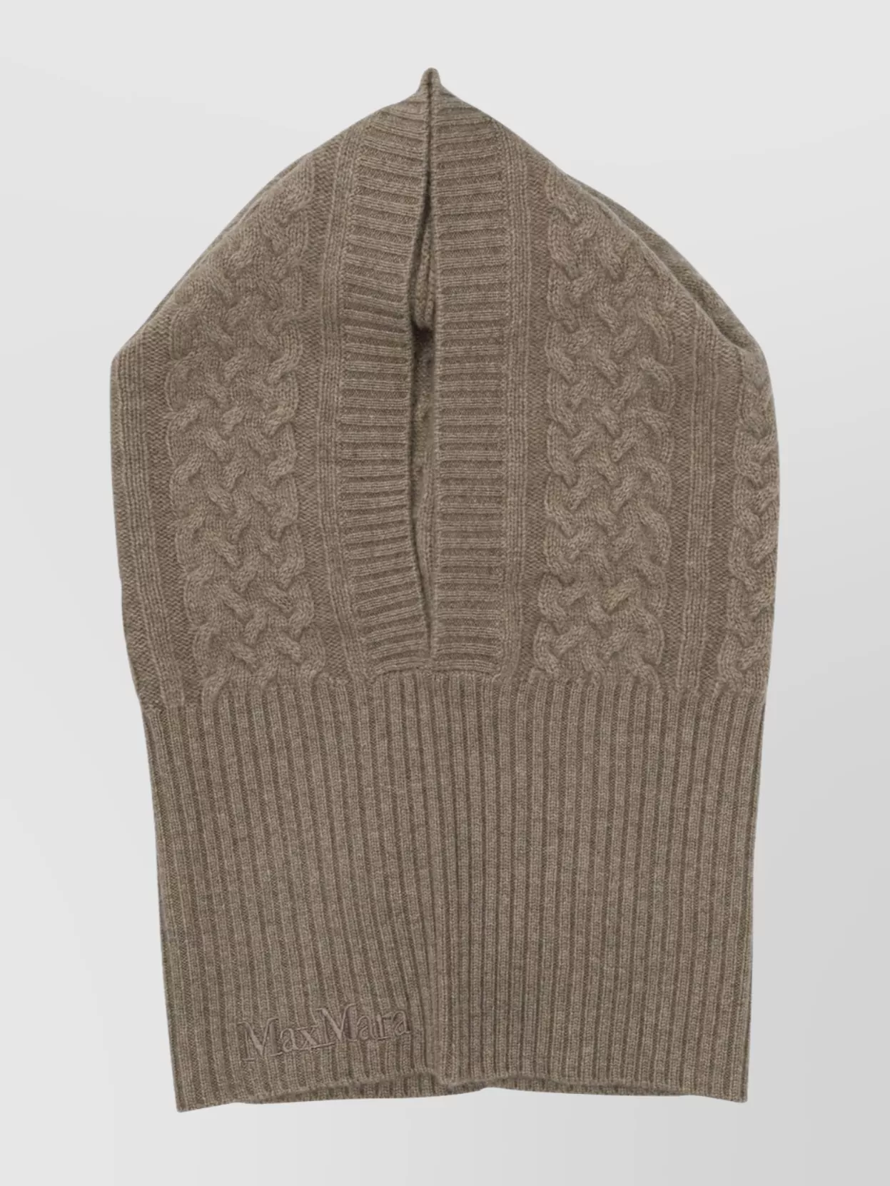 Max Mara Cozy Cable Knit Ribbed Hem Hats Collection