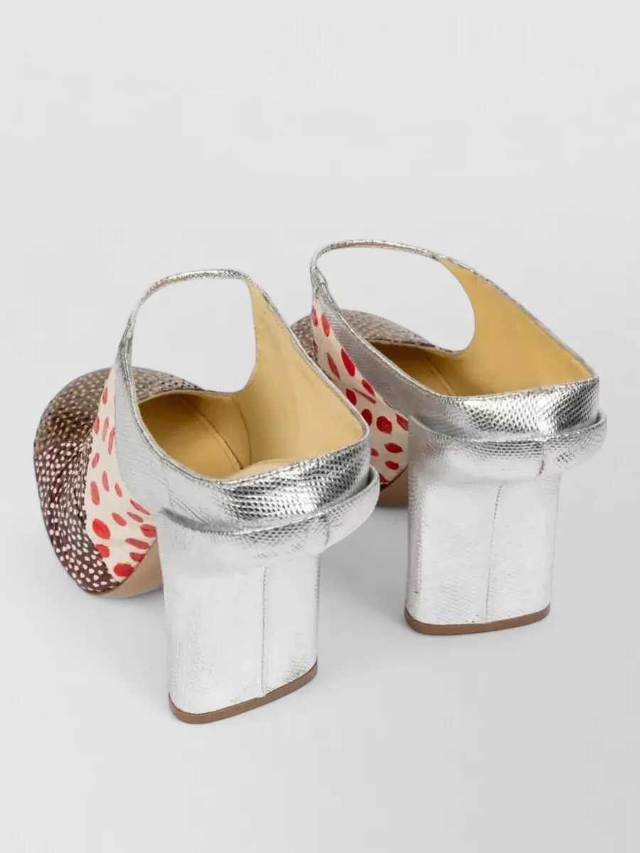 Dries Van Noten Leather Patchwork Pumps