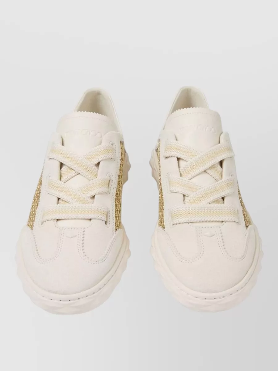 Jimmy Choo Leather Low-Top Sneakers
