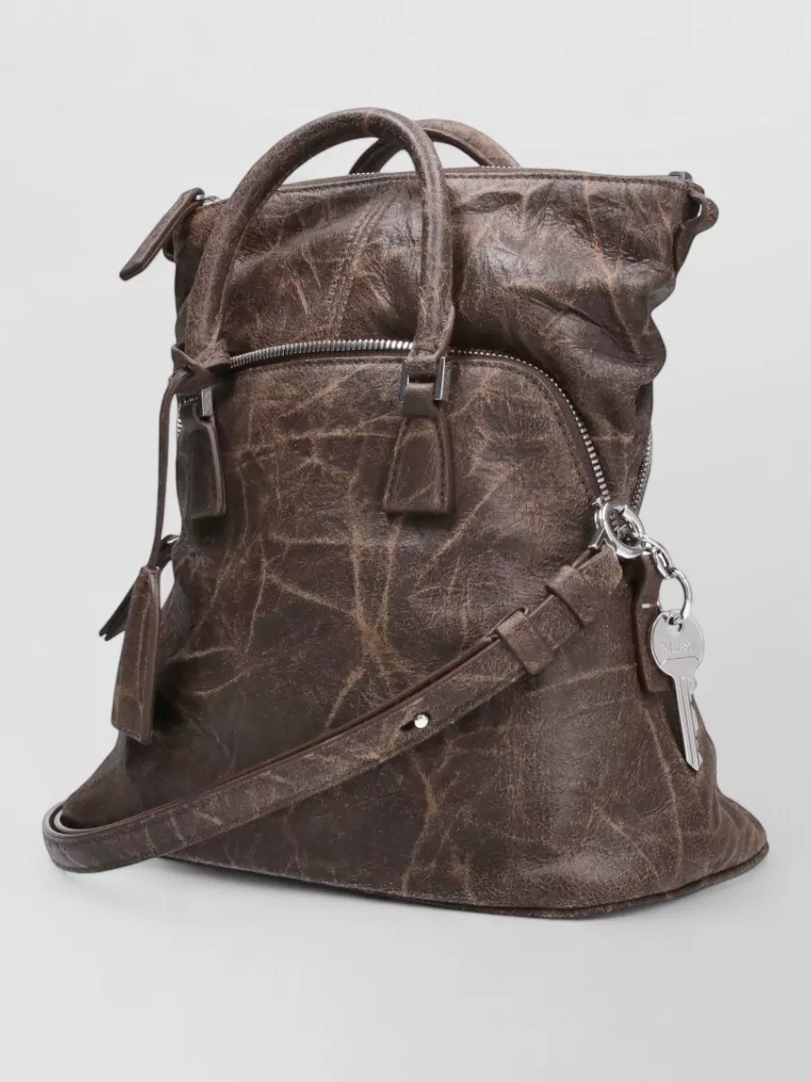 Maison Margiela Na Na Leather Shoulder Bag