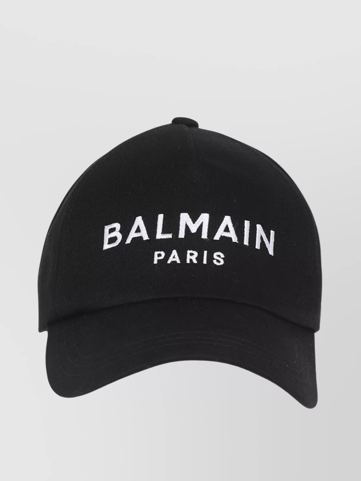 Shop Balmain Curved Peak Six-panel Hat In Black
