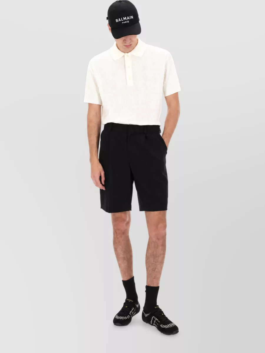 Balmain Wool Tailored Shorts