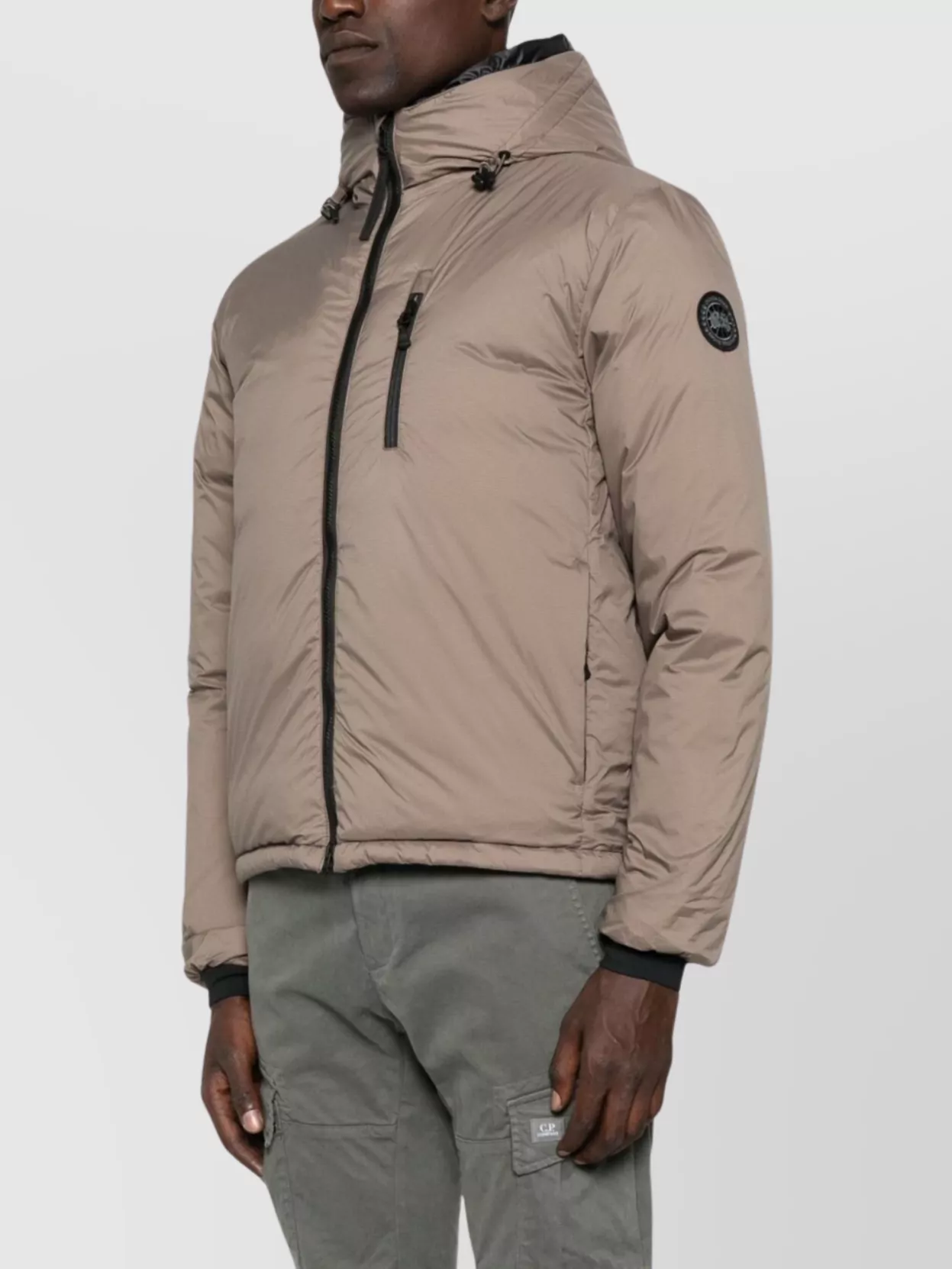 Canada Goose Short Down Jacket With Hood And Pockets