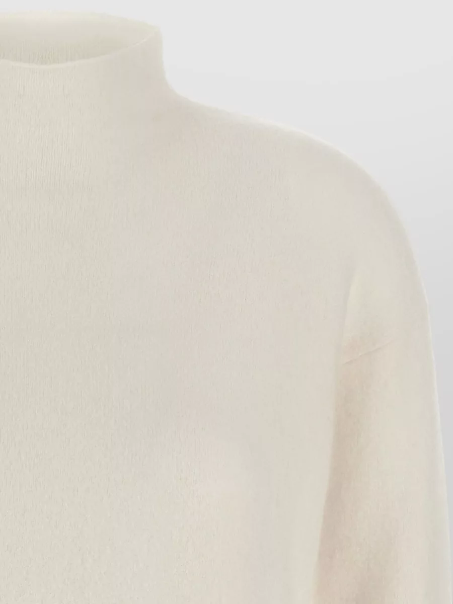 Max Mara Cashmere High Neck Relaxed Fit Sweater