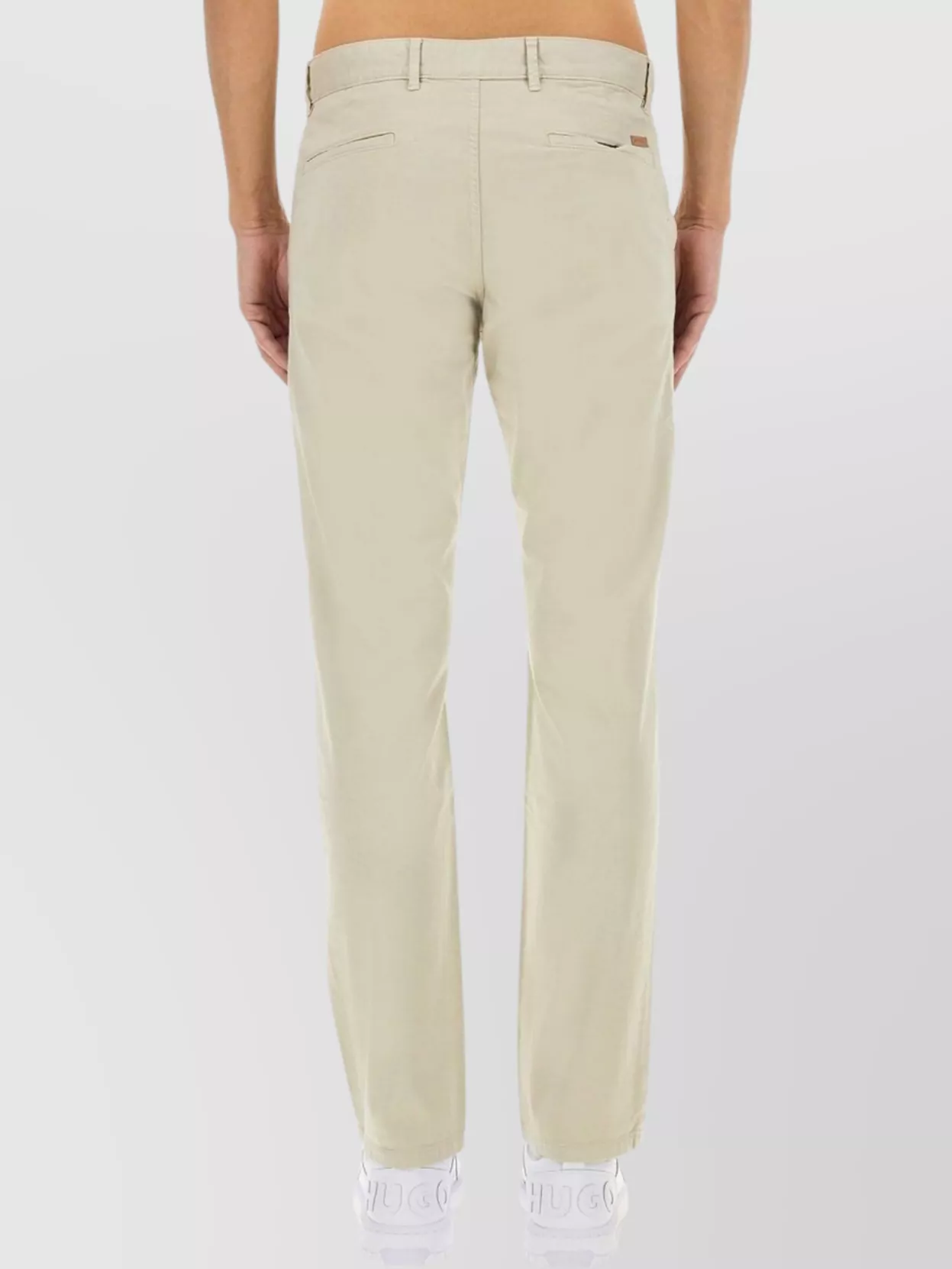 Hugo Boss Tailored Trousers With Pockets And Loops