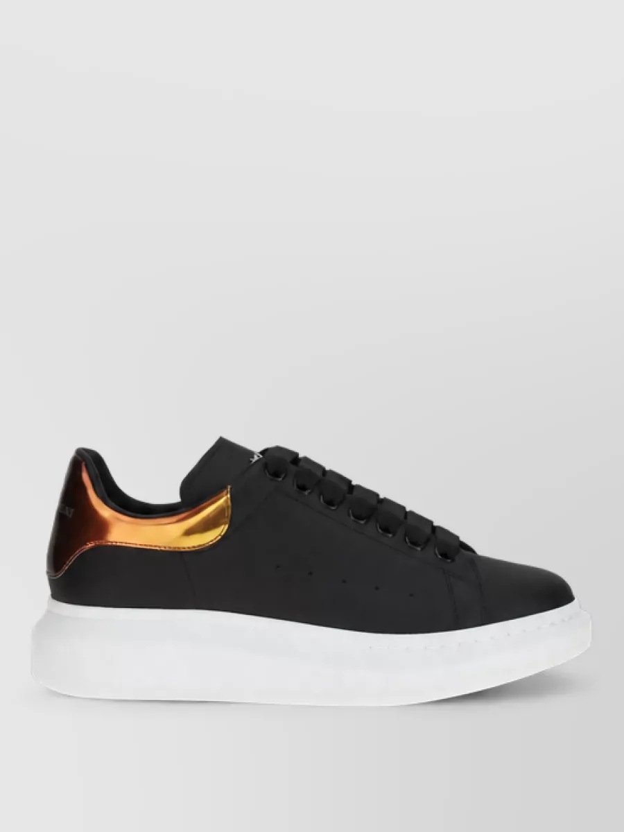 Alexander Mcqueen Leather Platform Sneakers