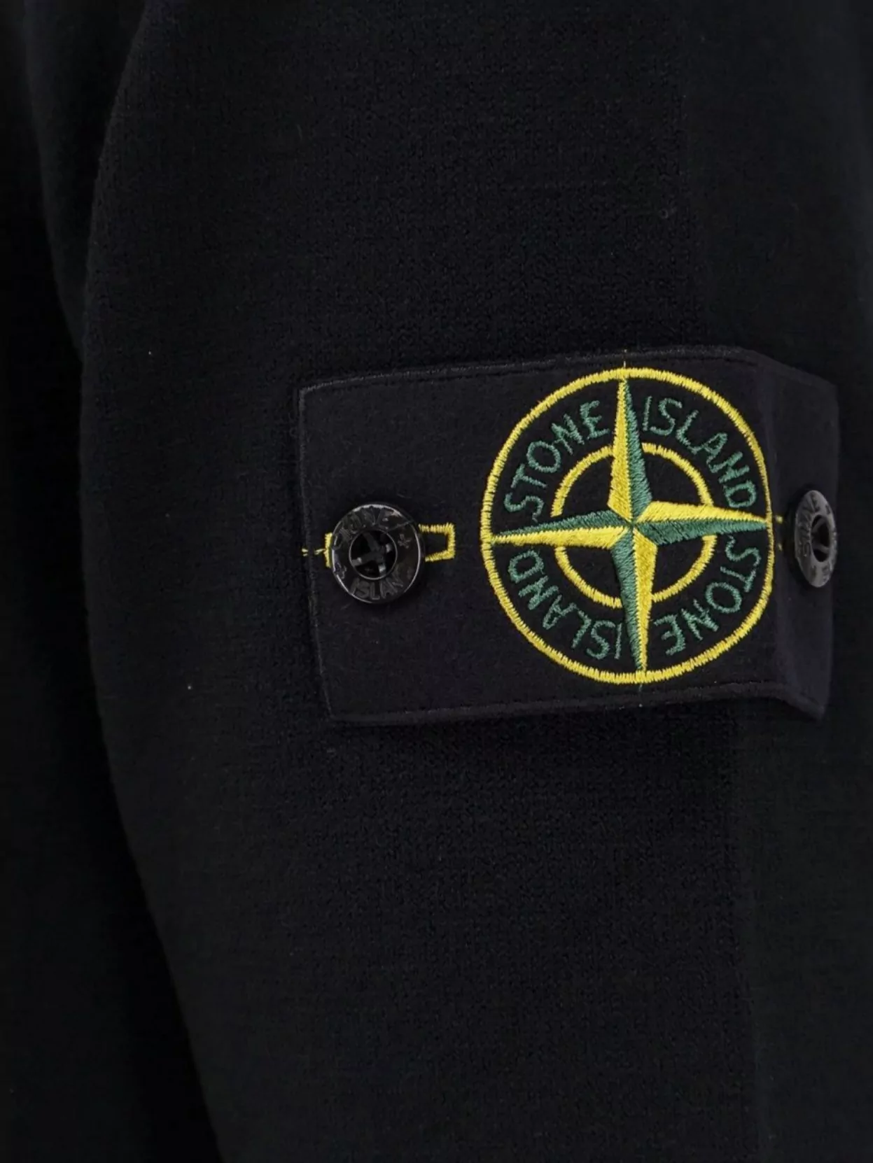 Stone Island High Collar Wool Sweater