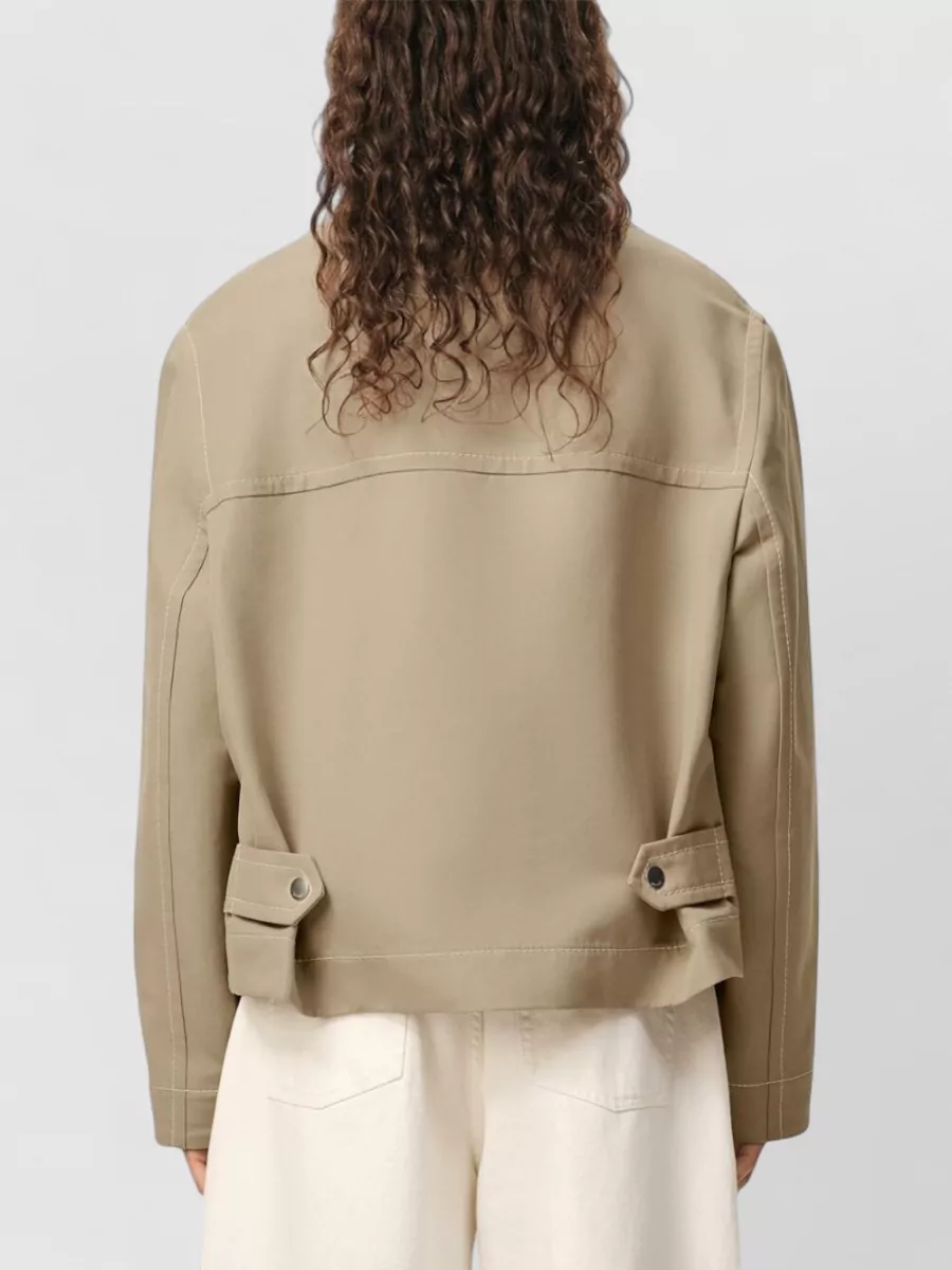 Ami Paris Tailored Jacket Pointed Collar Flap Pockets