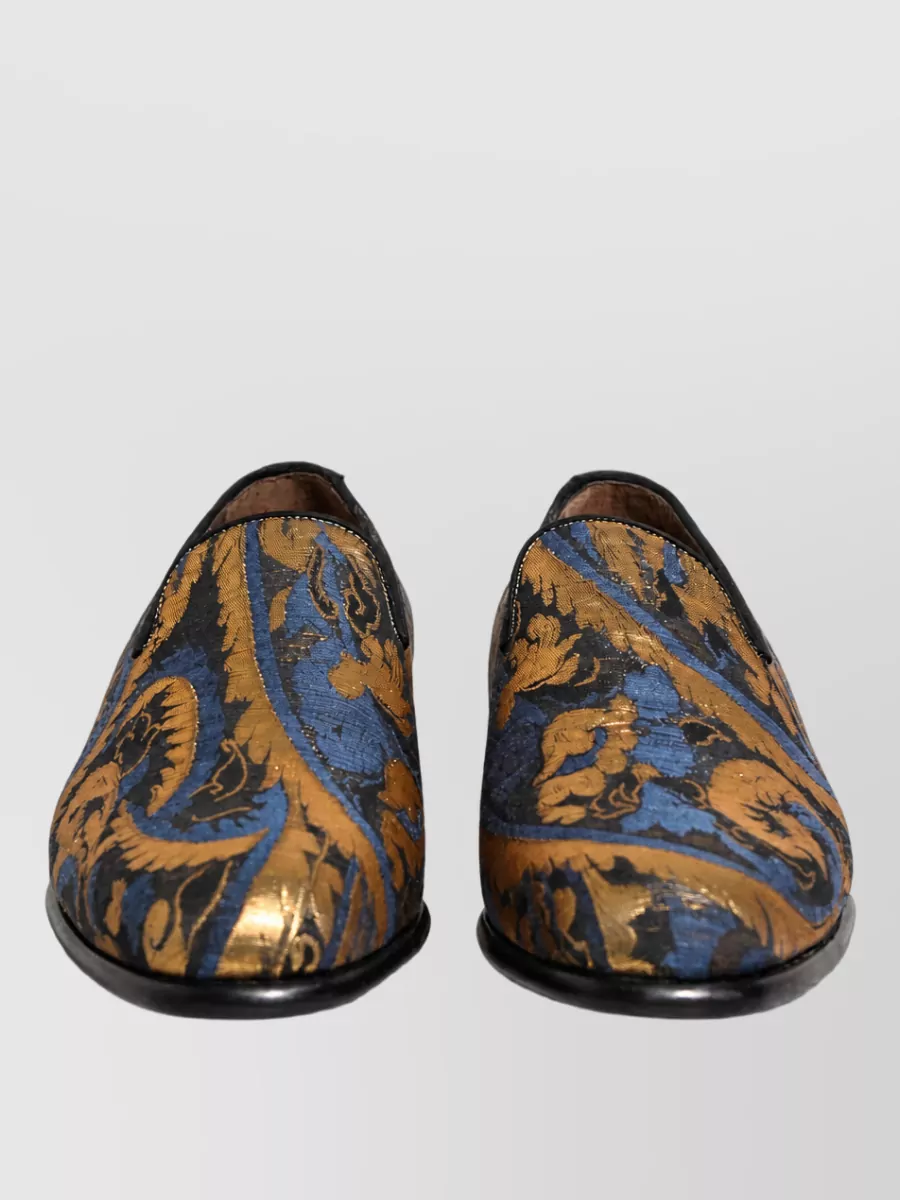 Dolce&Gabbana leather slip-on monk shoes