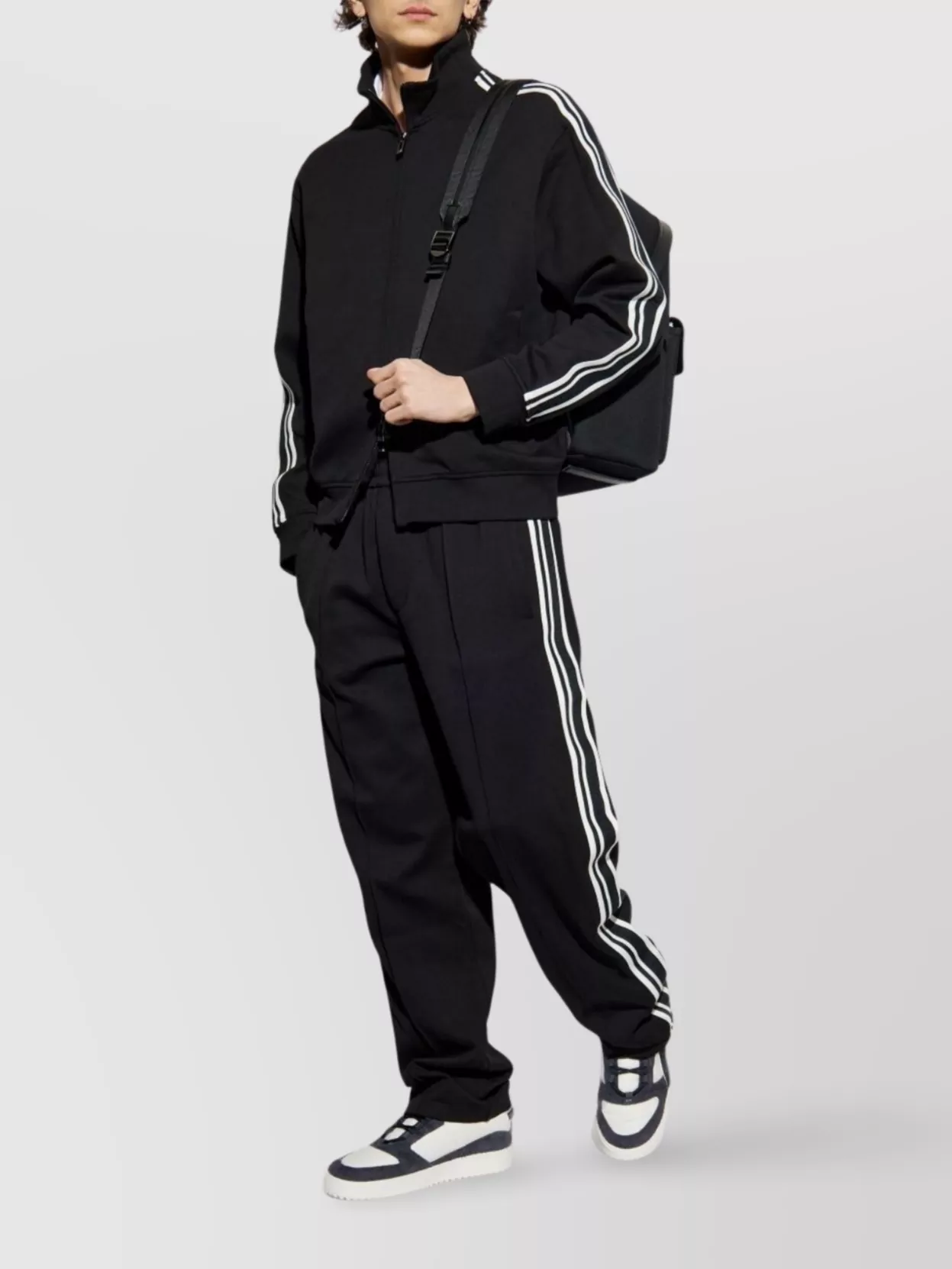 Emporio Armani Sporty Trackpants Side Stripes